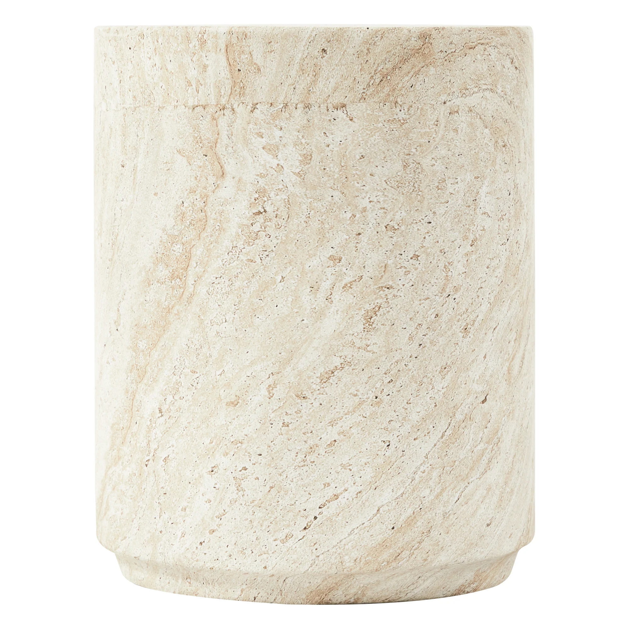 Astrid Side Table Travertine Look - Image 11