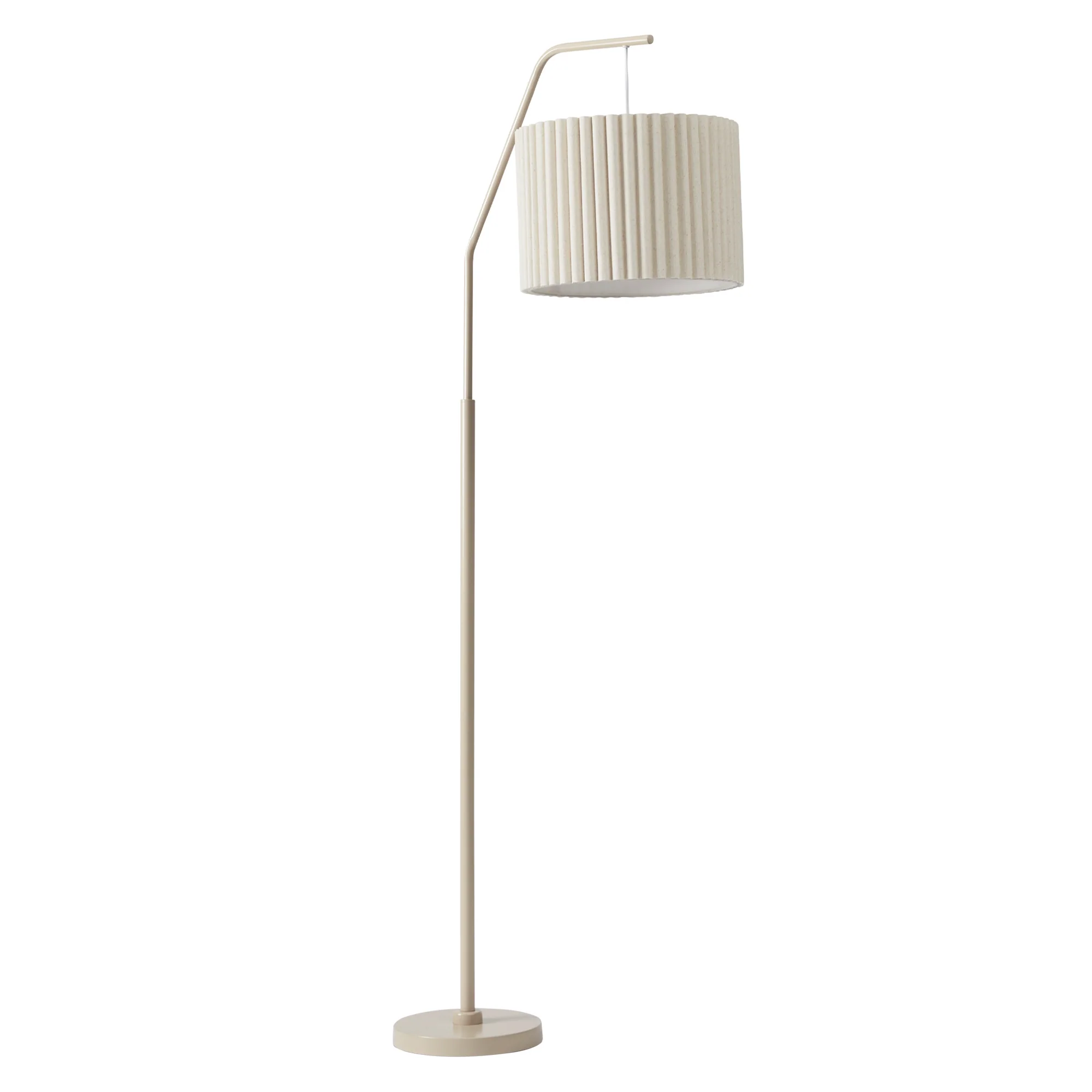 Astrid Hanging Ribbed Floor Lamp Oat - Image 12