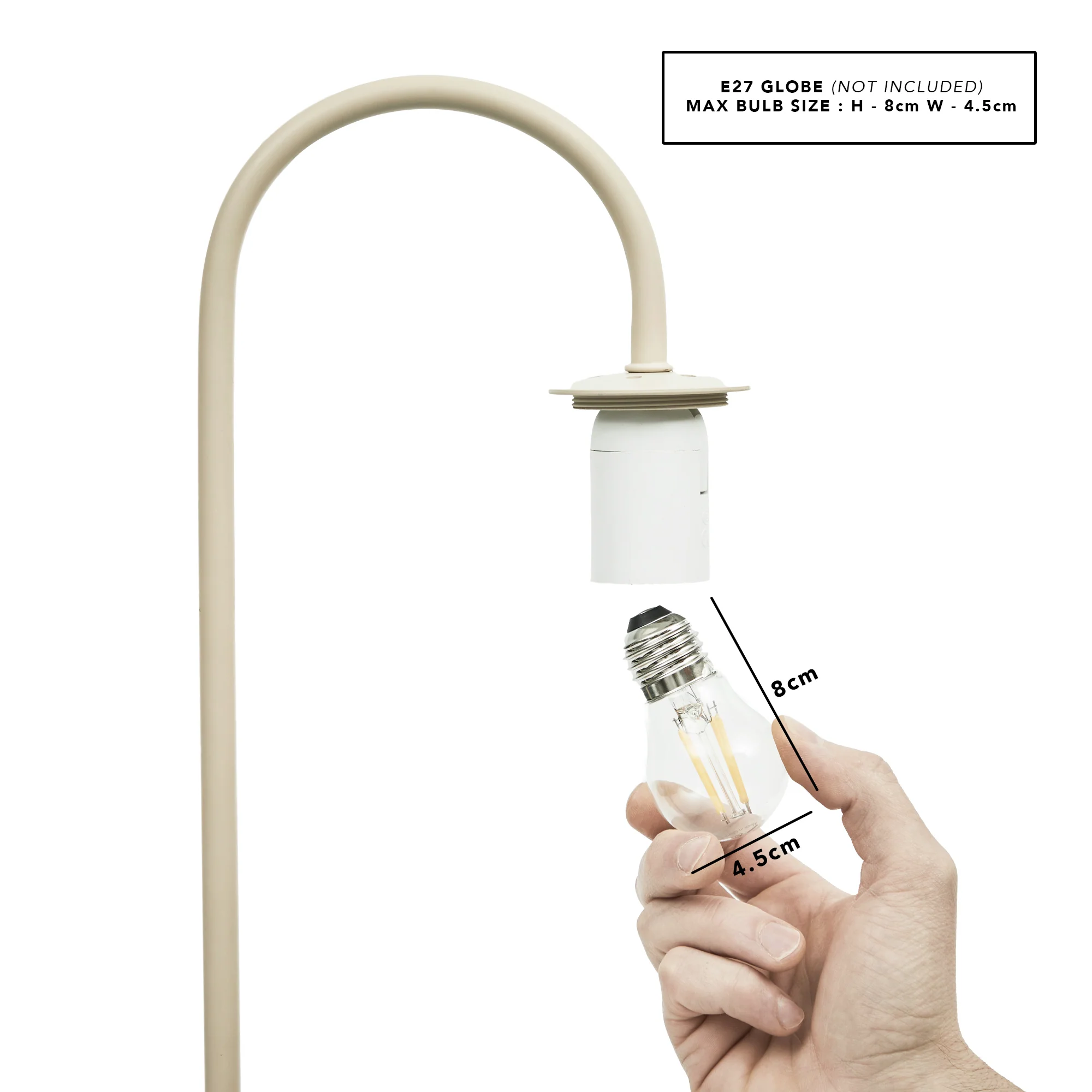 Atlas Table Lamp Travertine - Image 7