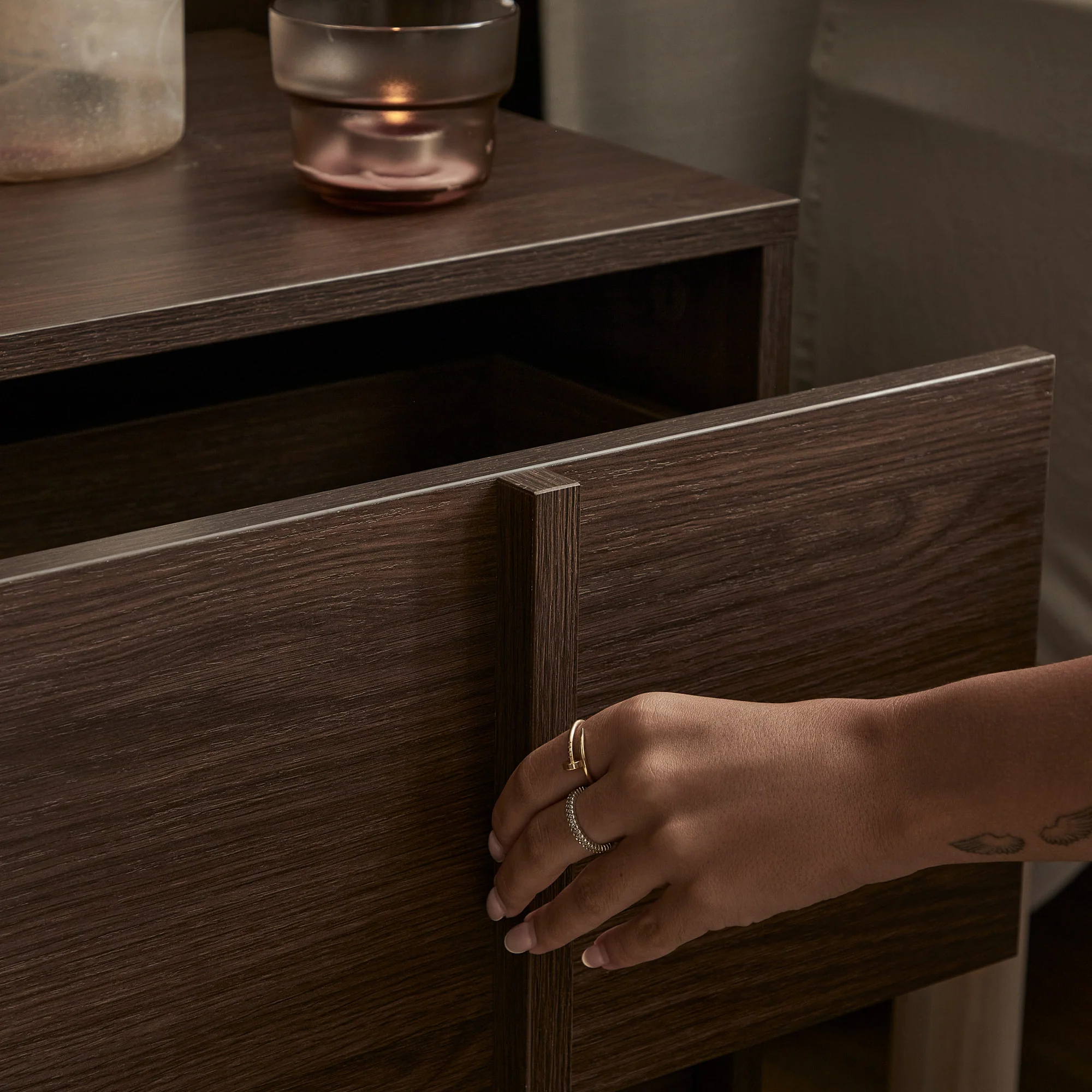Auggie Bedside Table Walnut - Image 6