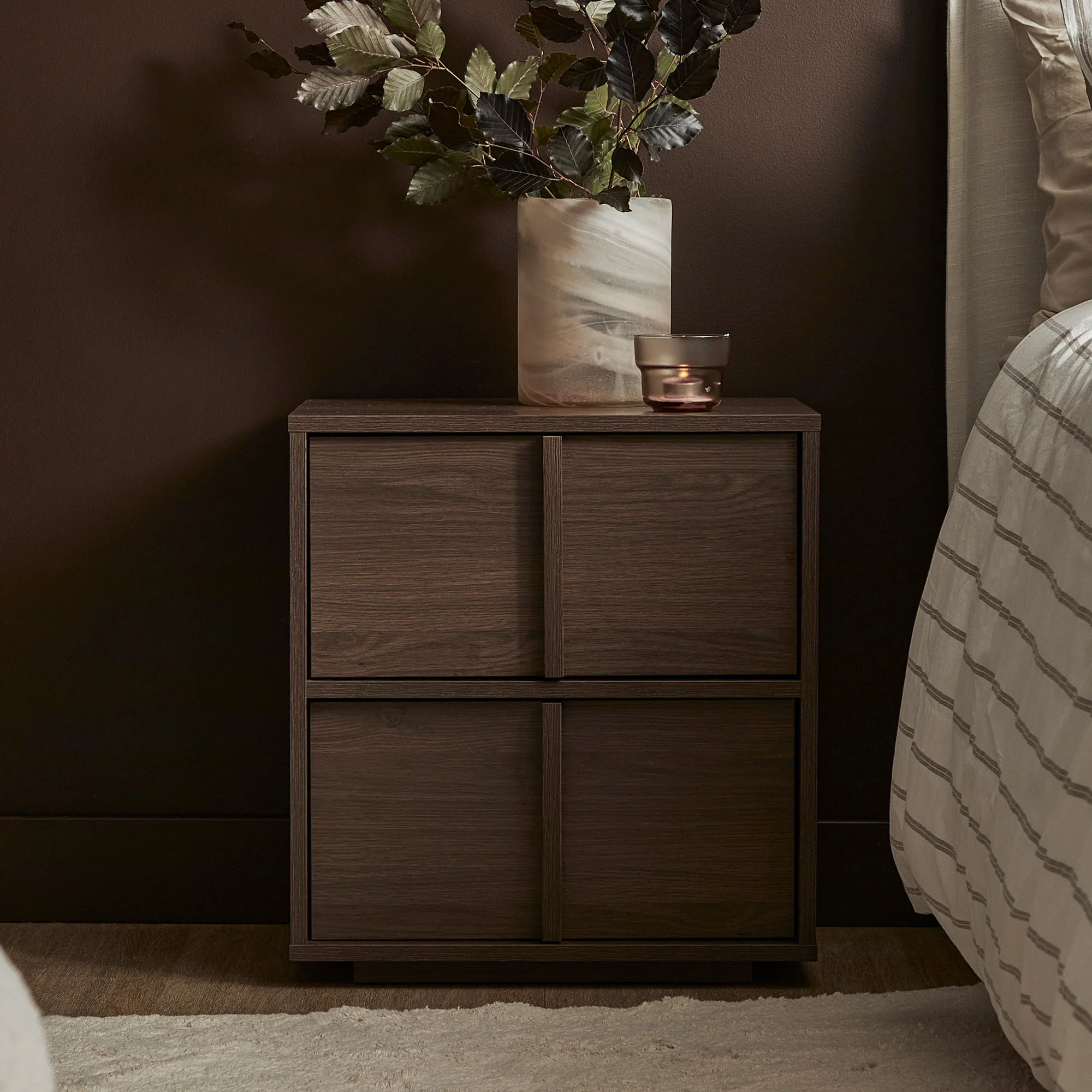 Auggie Bedside Table Walnut (Set of 2) - Image 5