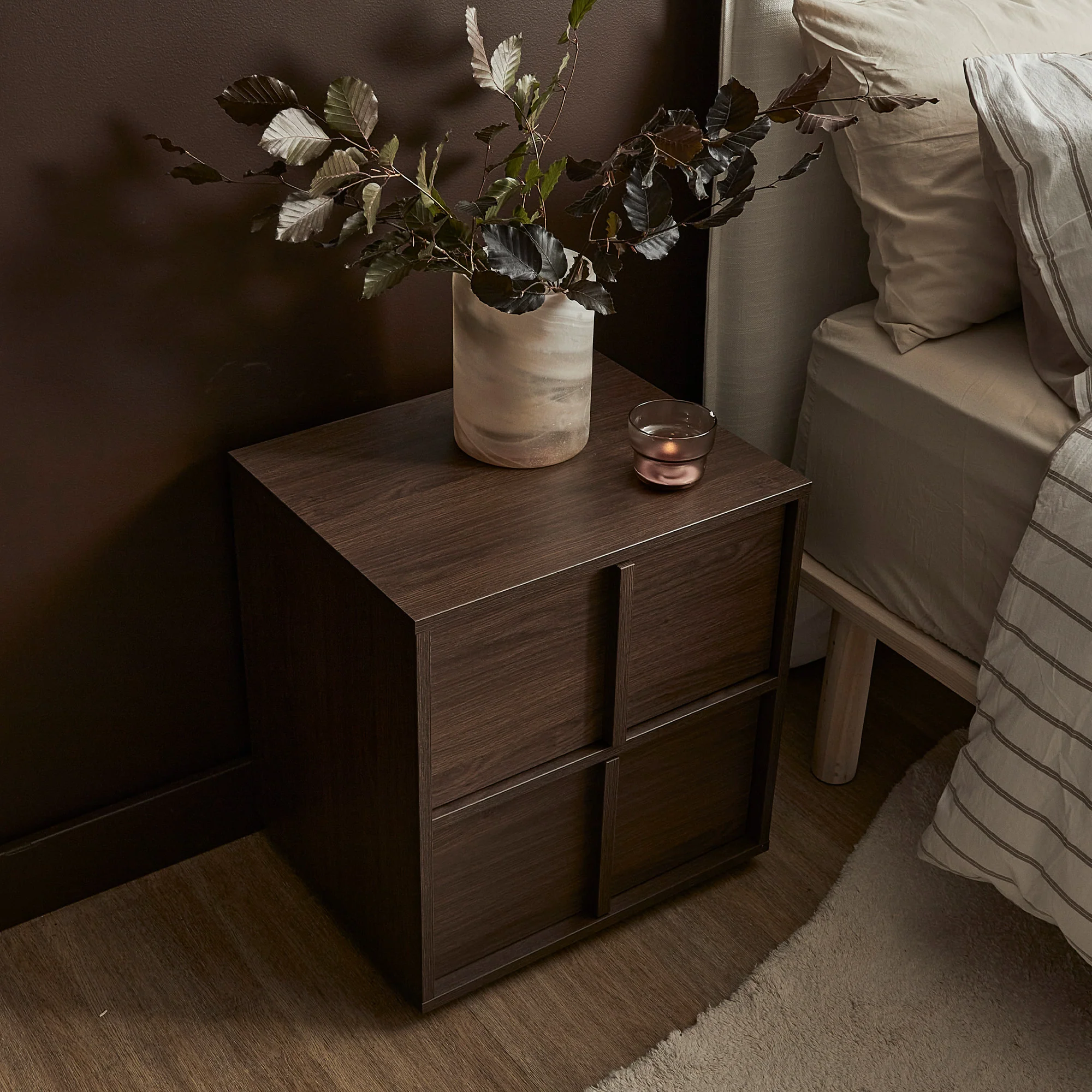 Auggie Bedside Table Walnut (Set of 2) - Image 8