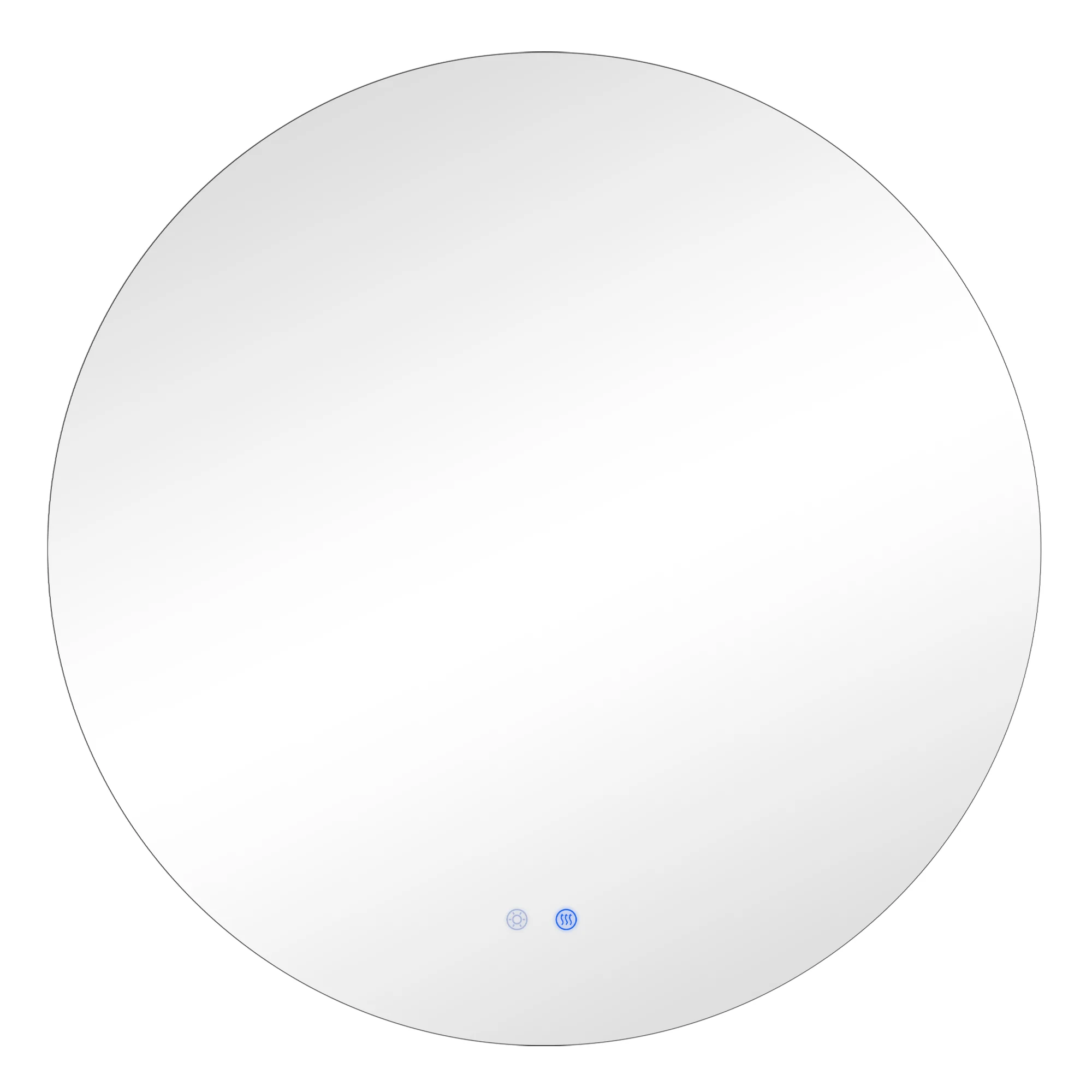 Aurora 80cm Round Backlit Mirror - Image 2
