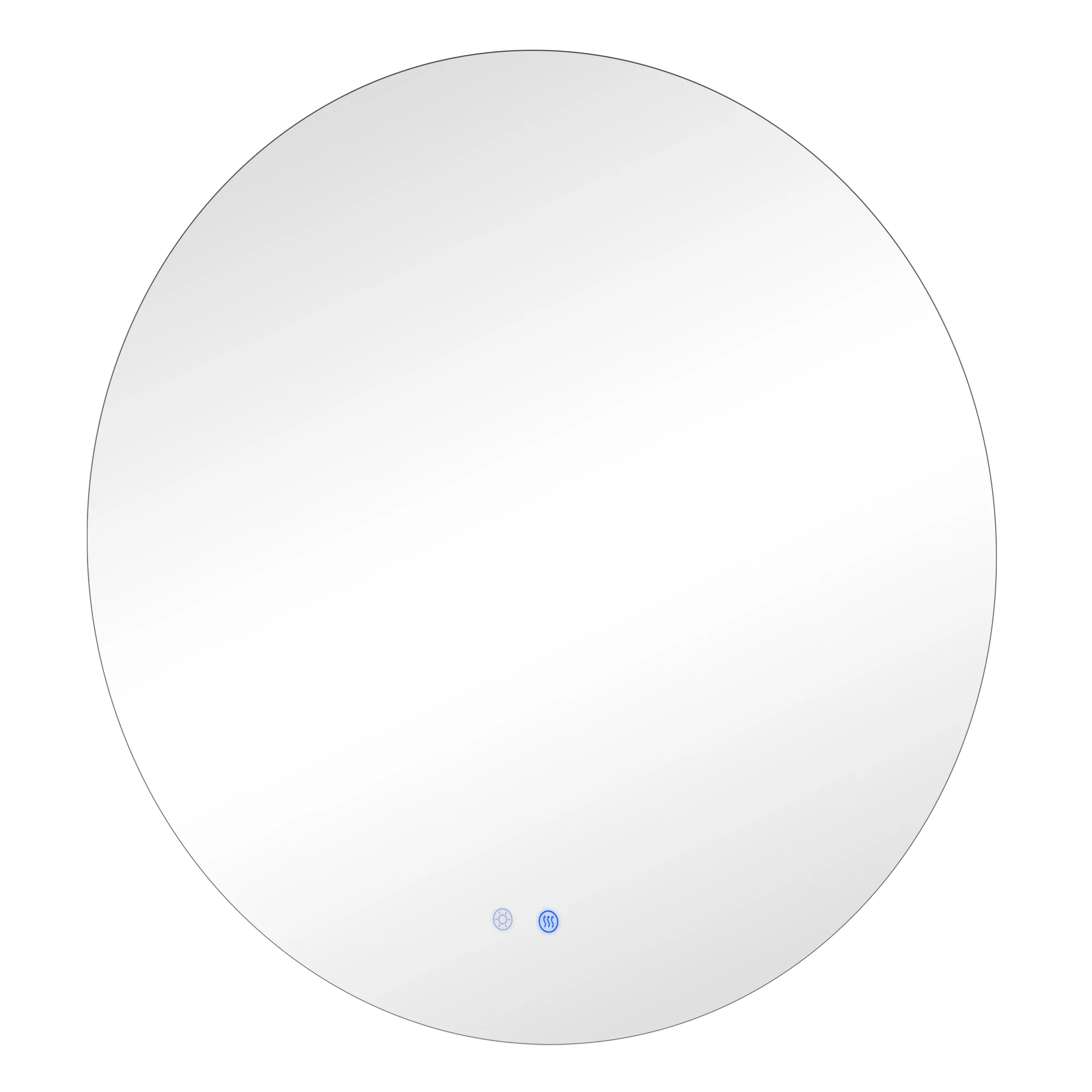 Aurora 80cm Round Backlit Mirror - Image 7