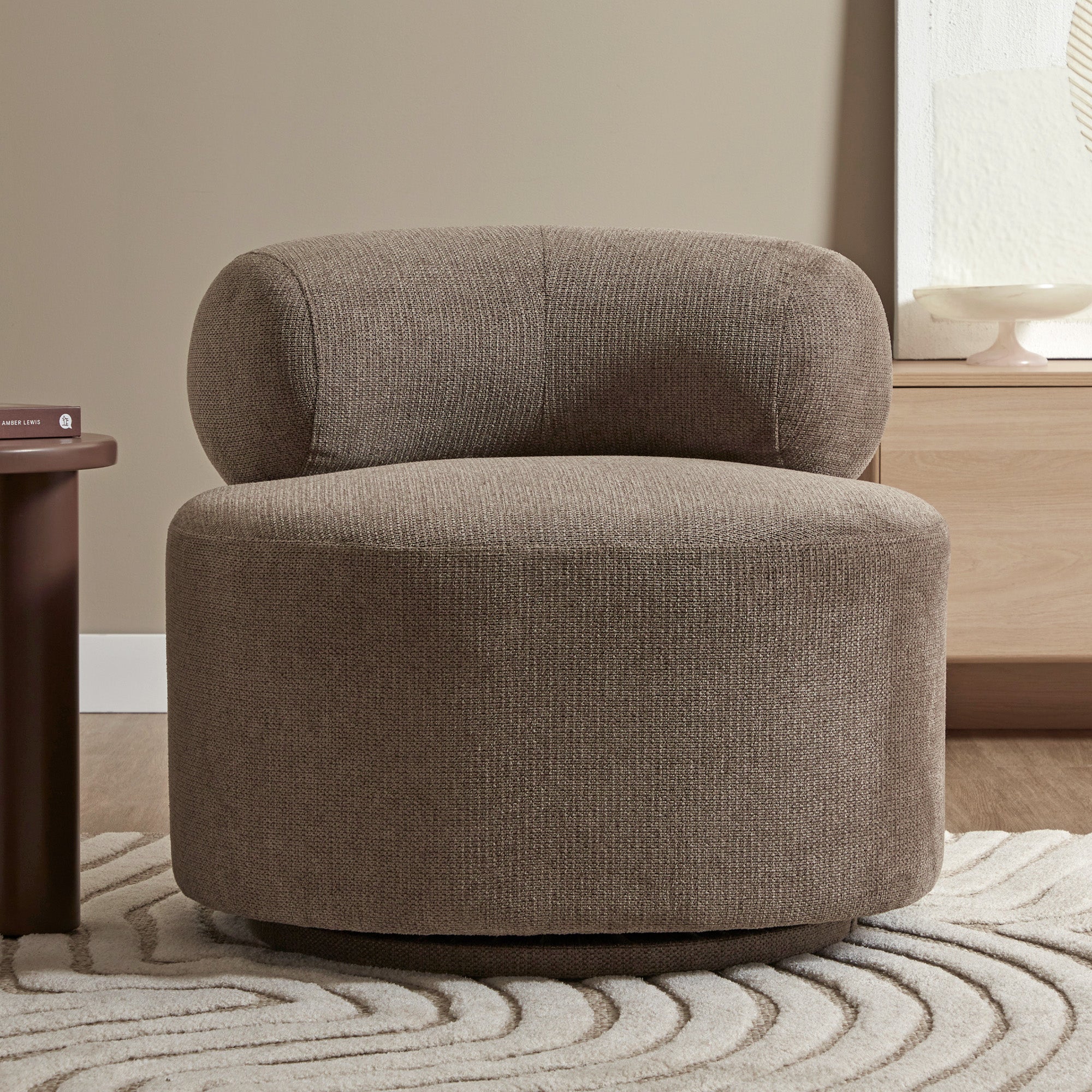 Bailey Armchair Chocolate - Image 4