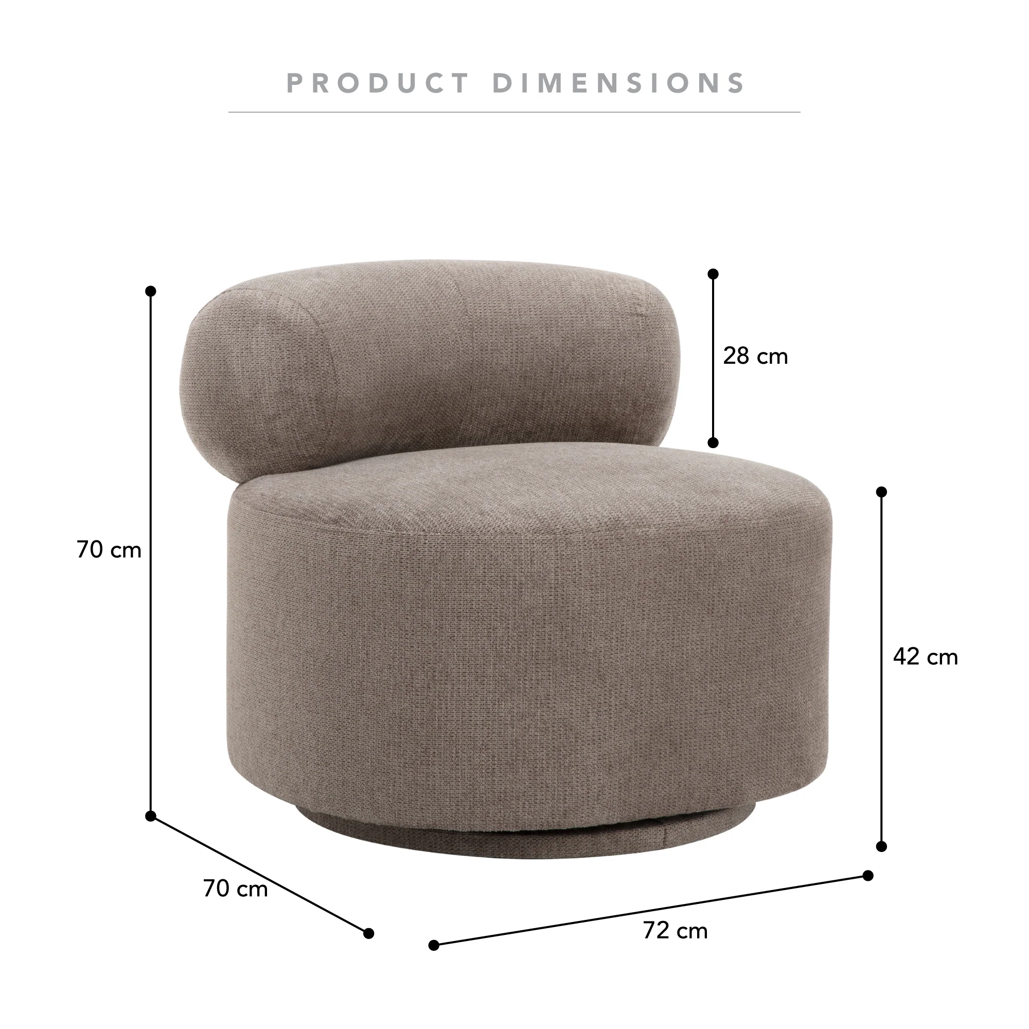Bailey Armchair Chocolate (Set of 2) - Image 3