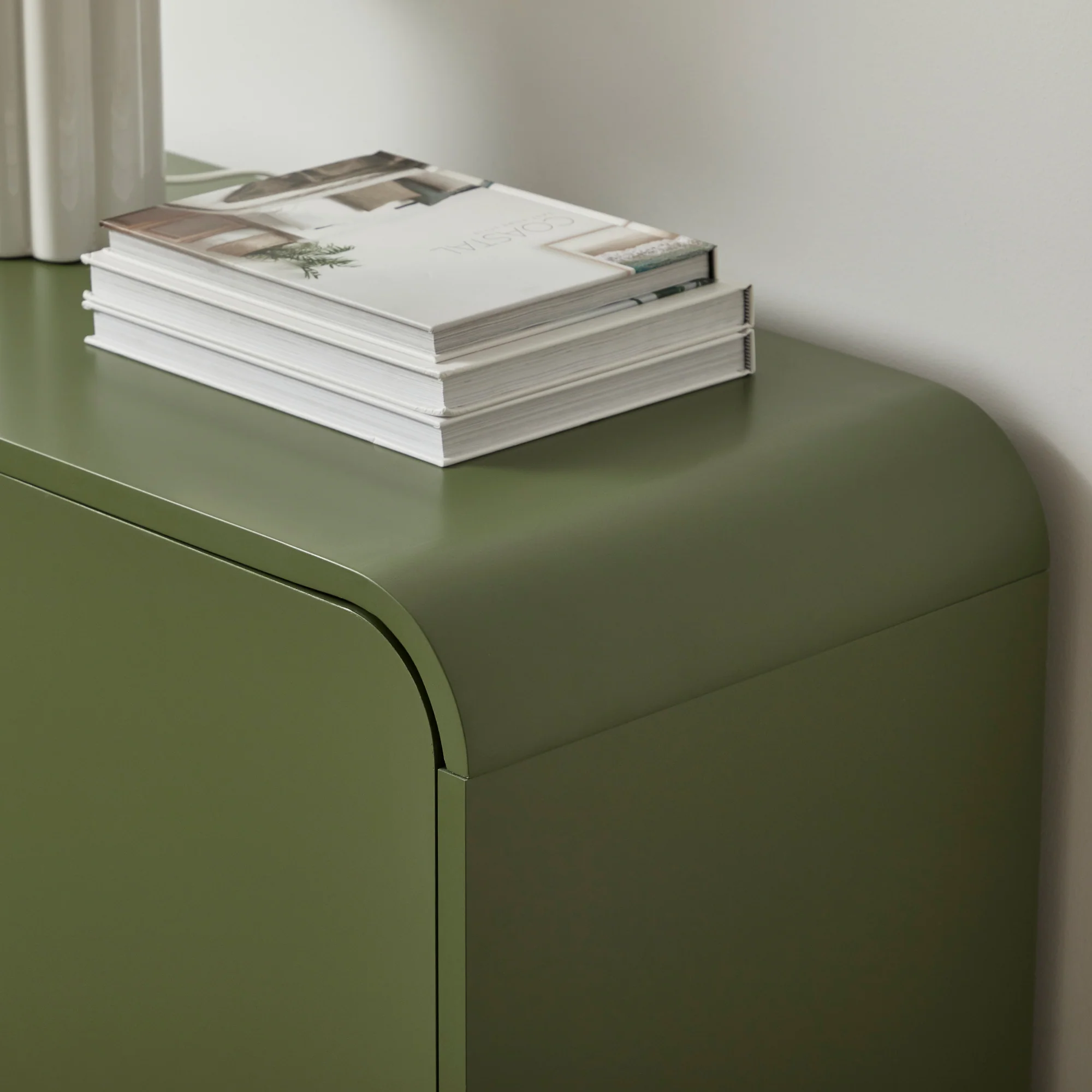 Baxter 2 Door Buffet Green (80cm) - Image 4