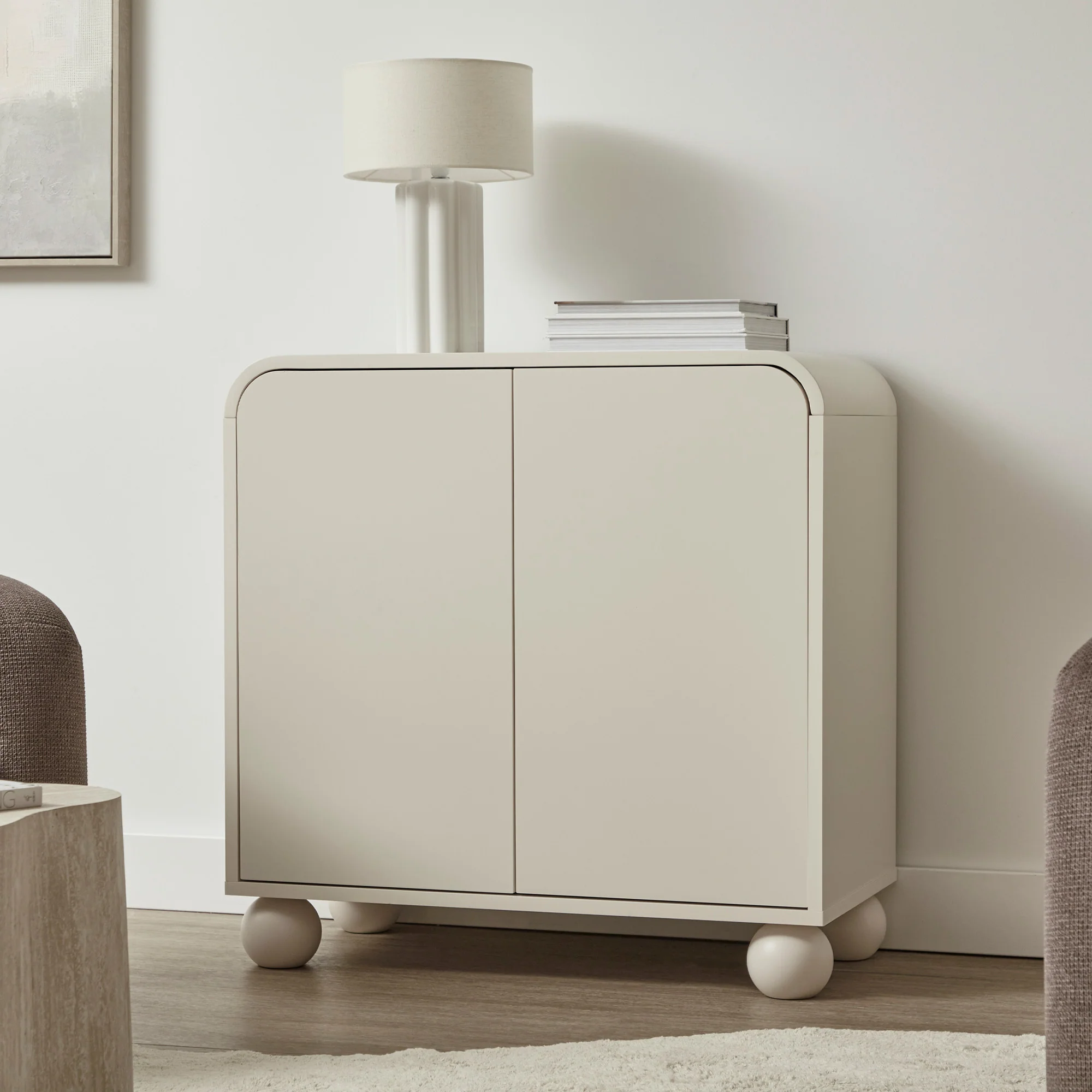 Baxter 2 Door Buffet White (80cm)