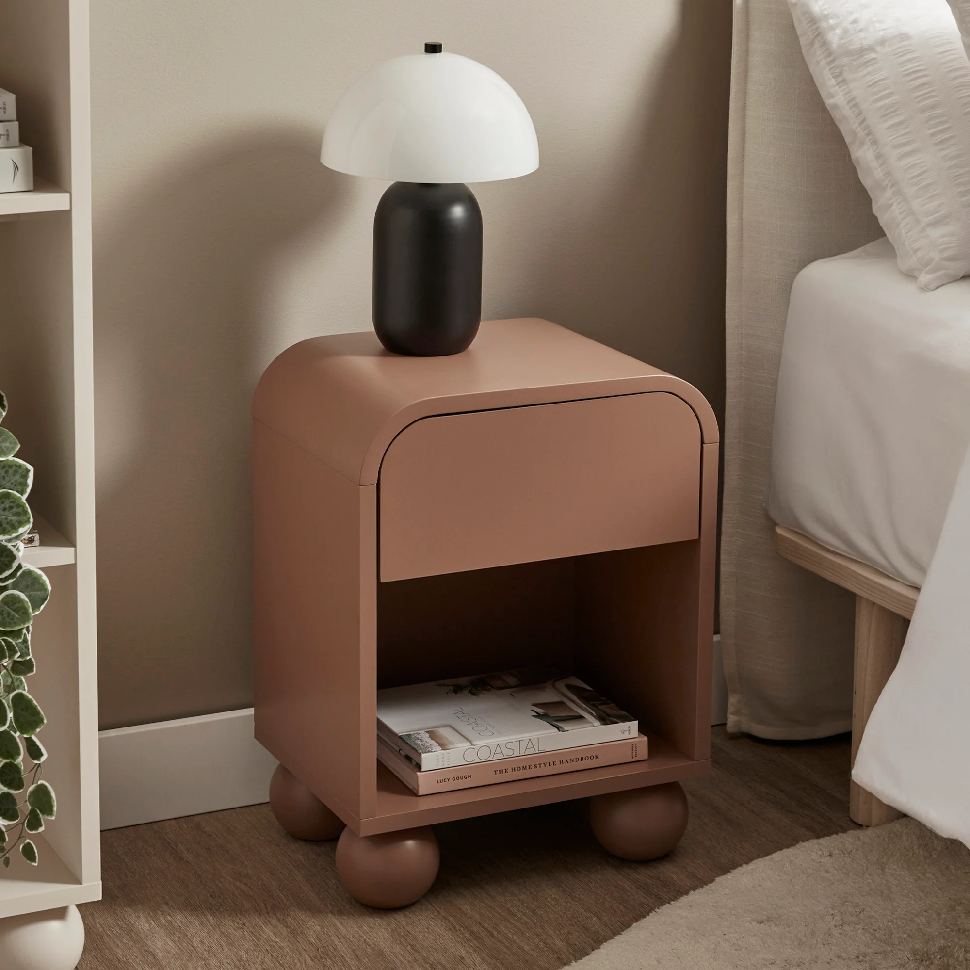 Baxter Bedside Table Mocha