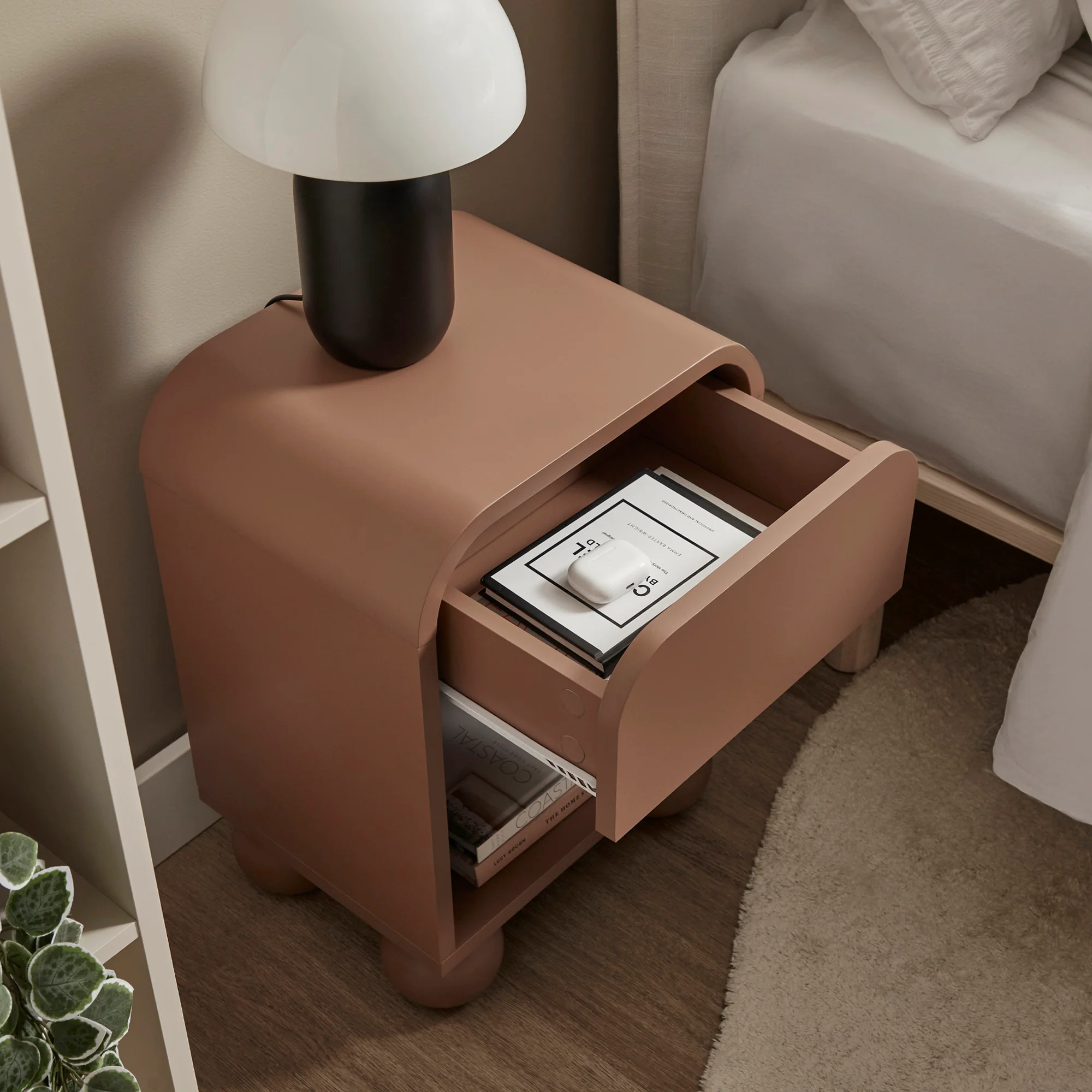 Baxter Bedside Table Mocha - Image 6