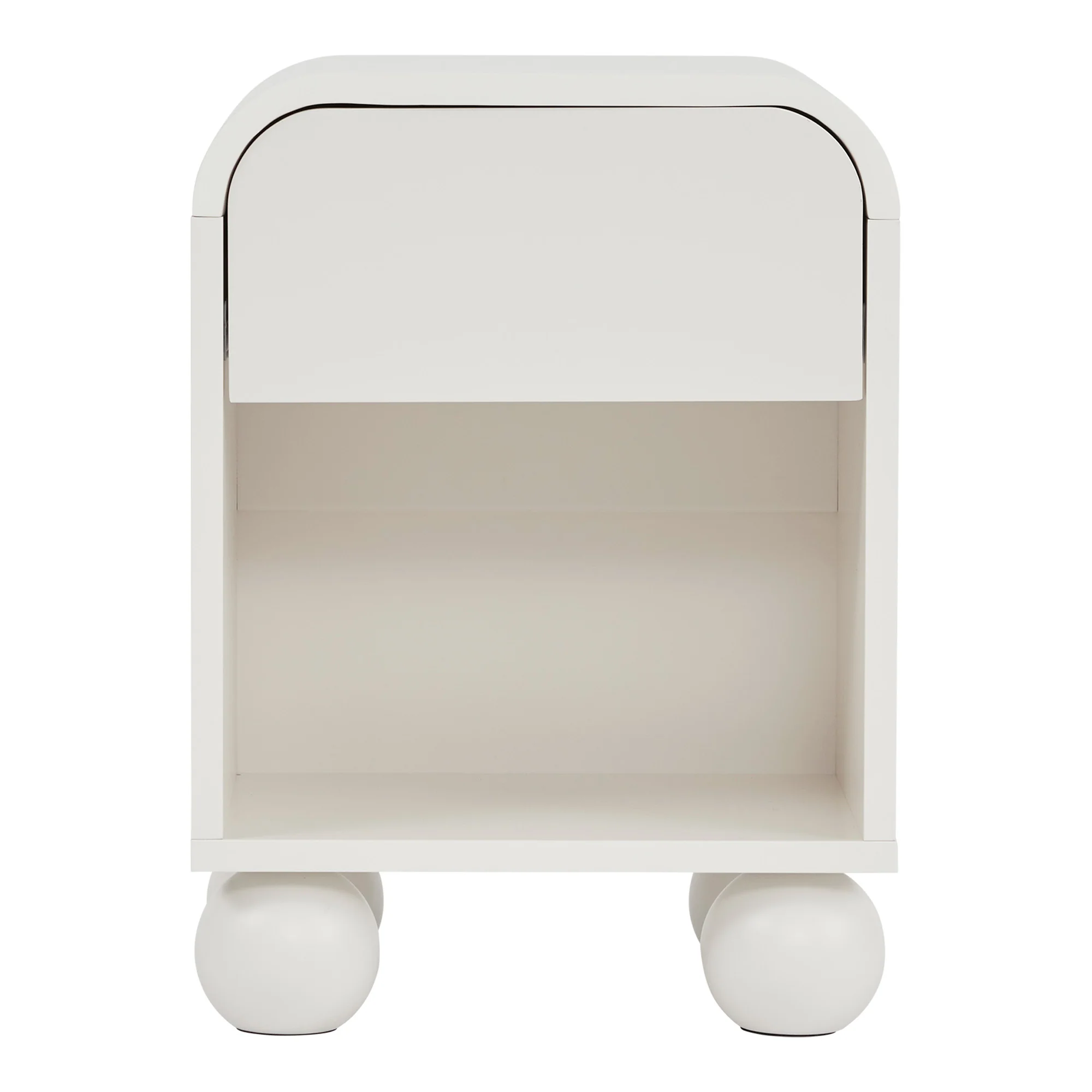 Baxter Bedside Table White - Image 9