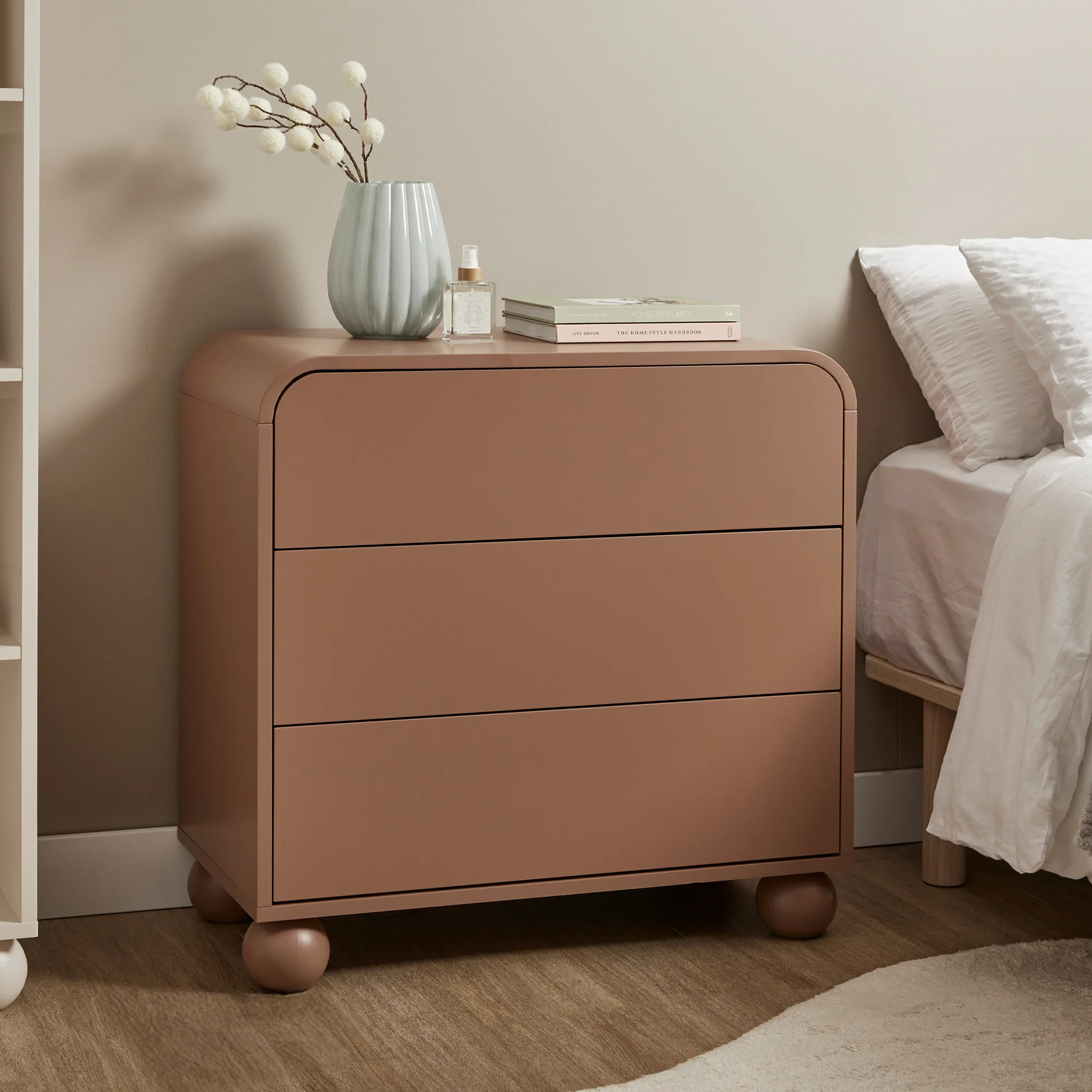 Baxter Chest of 3 Drawers Mocha