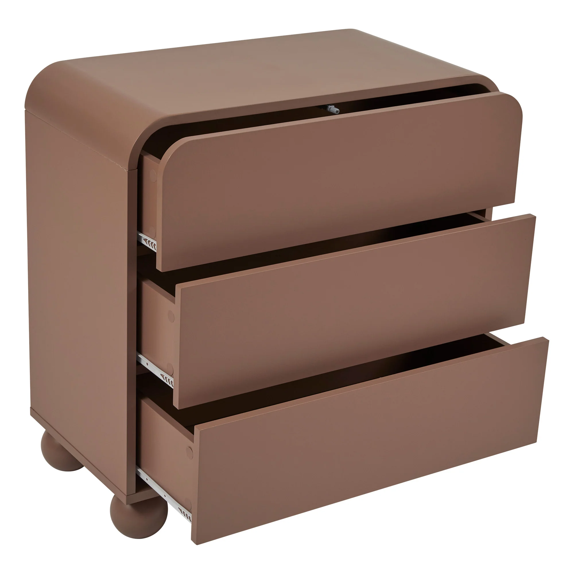Baxter Chest of 3 Drawers Mocha - Image 11