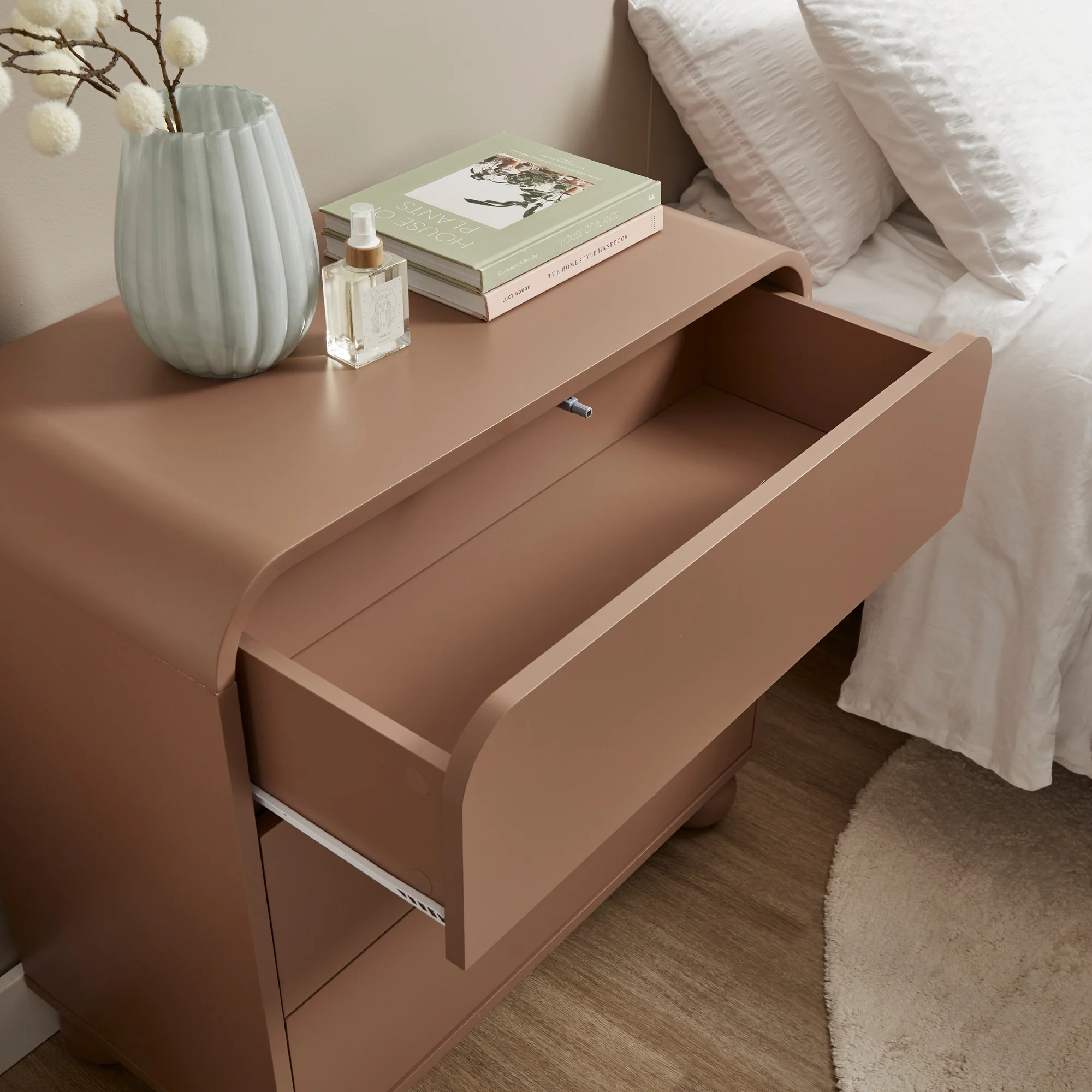 Baxter Chest of 3 Drawers Mocha - Image 6
