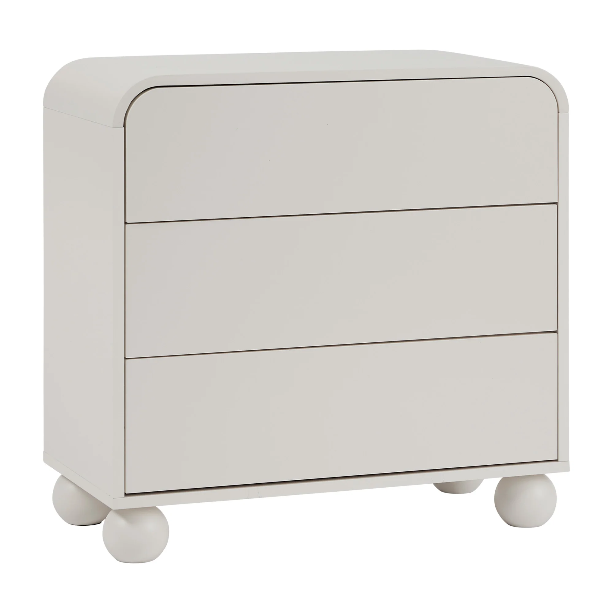 Baxter Chest of 3 Drawers White - Image 2