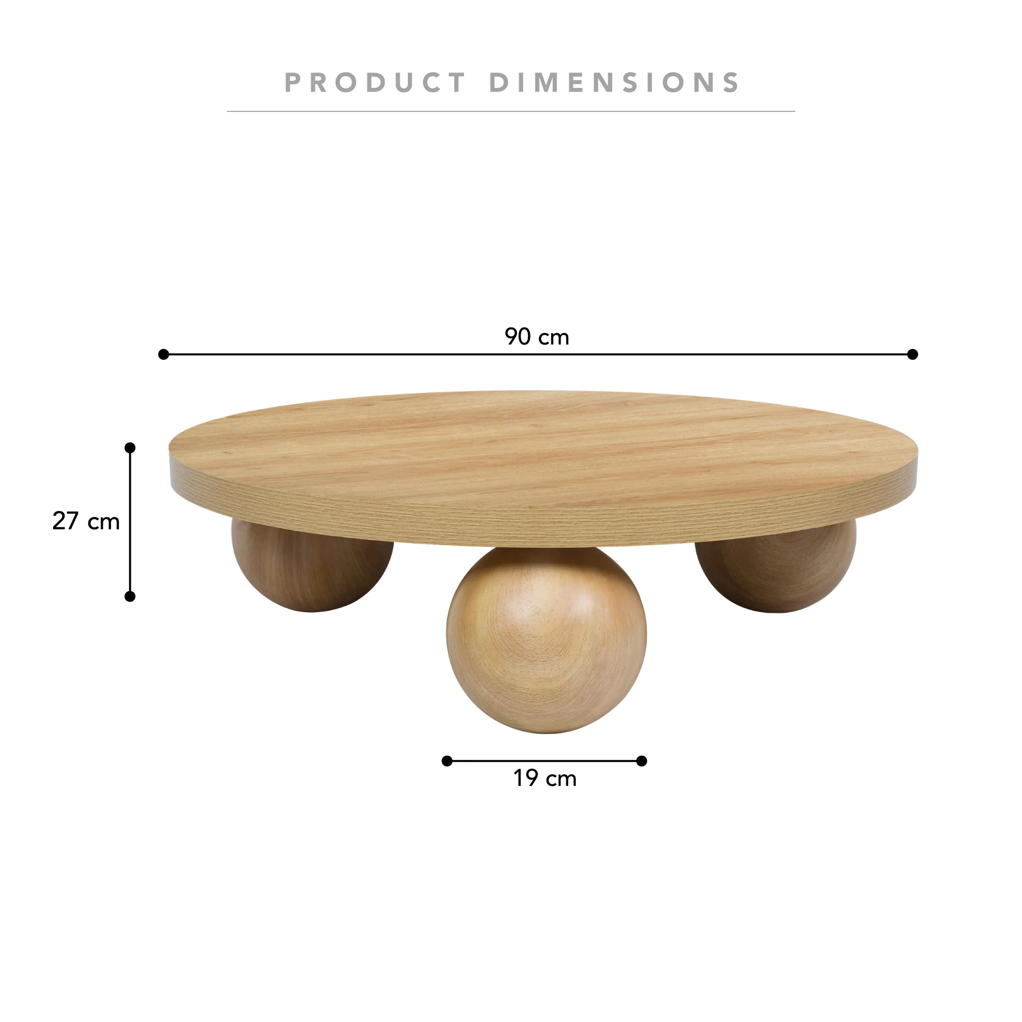 Baxter Coffee Table Oak - Image 3