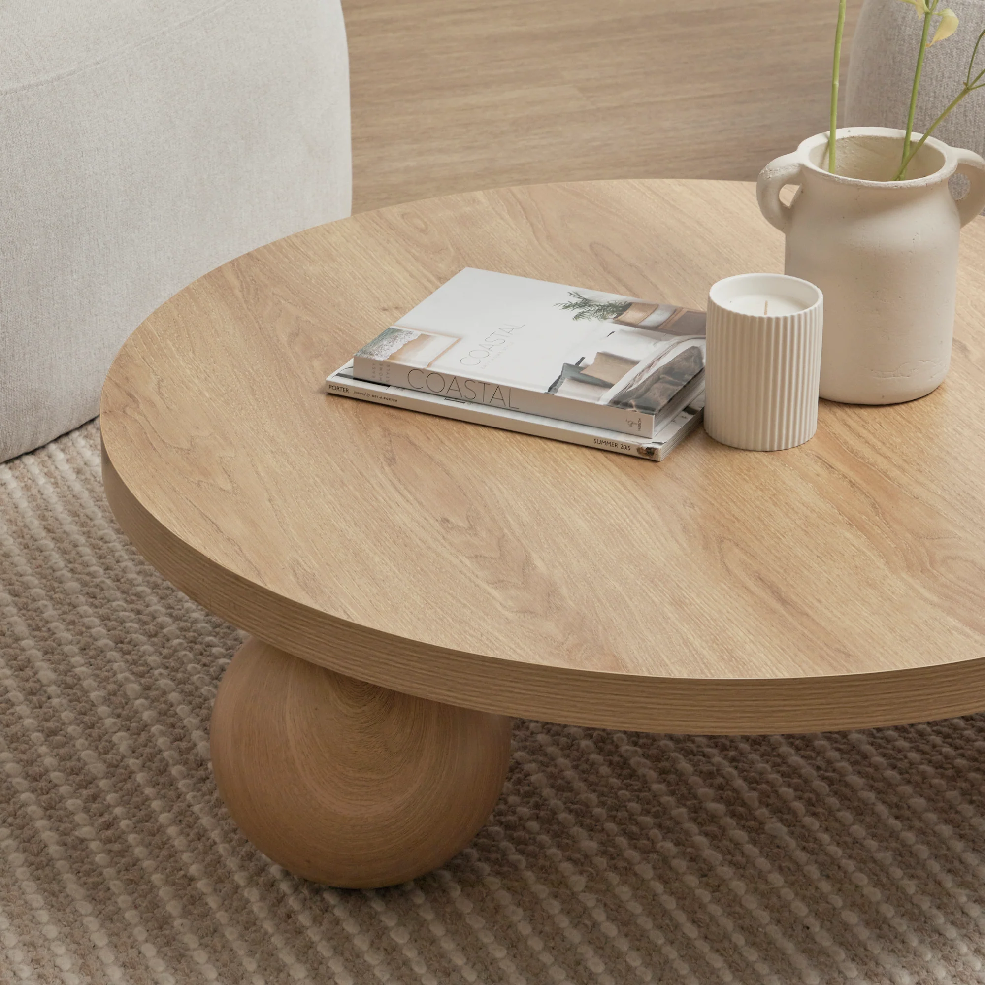 Baxter Coffee Table Oak - Image 4