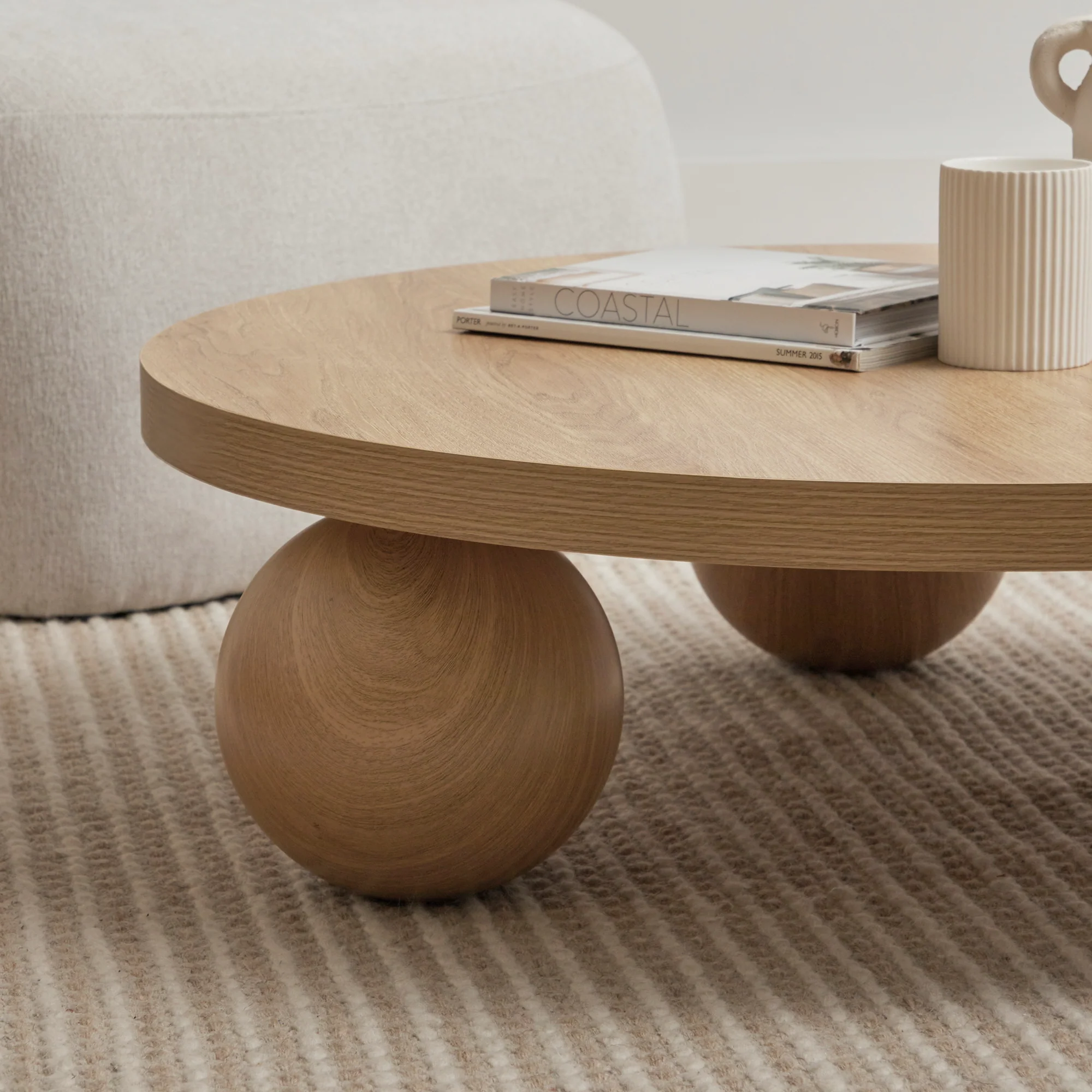 Baxter Coffee Table Oak - Image 8