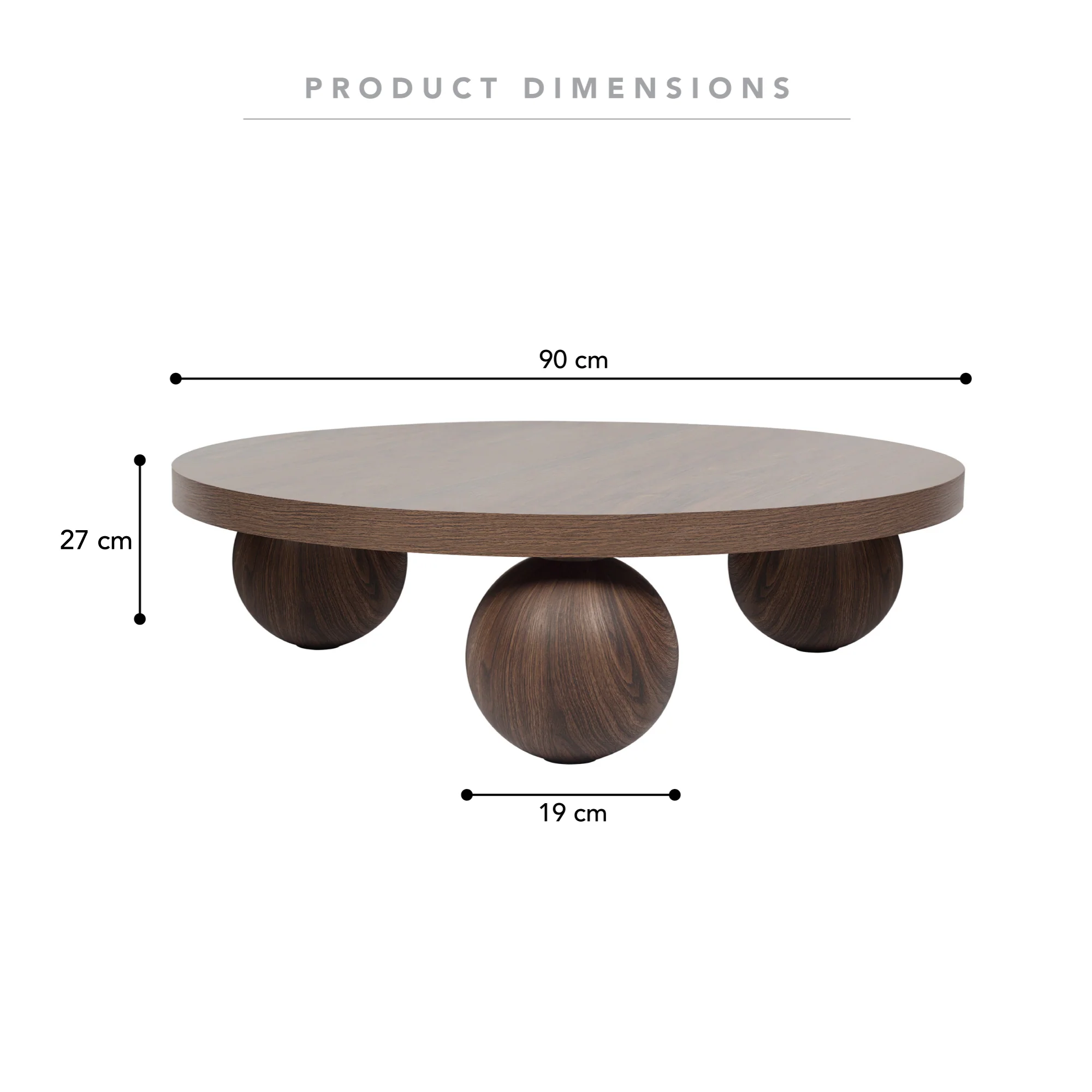 Baxter Coffee Table Walnut - Image 3
