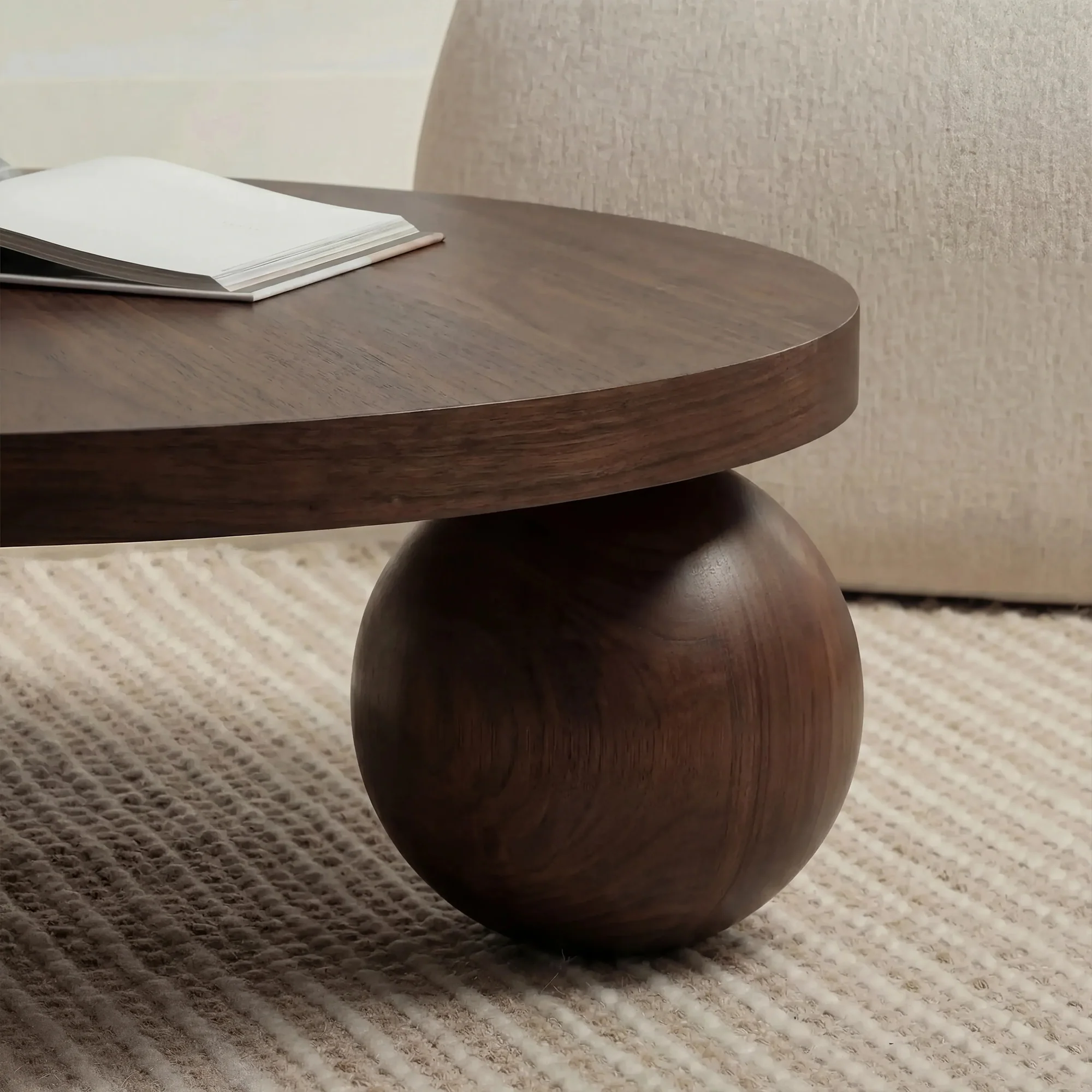 Baxter Coffee Table Walnut - Image 6