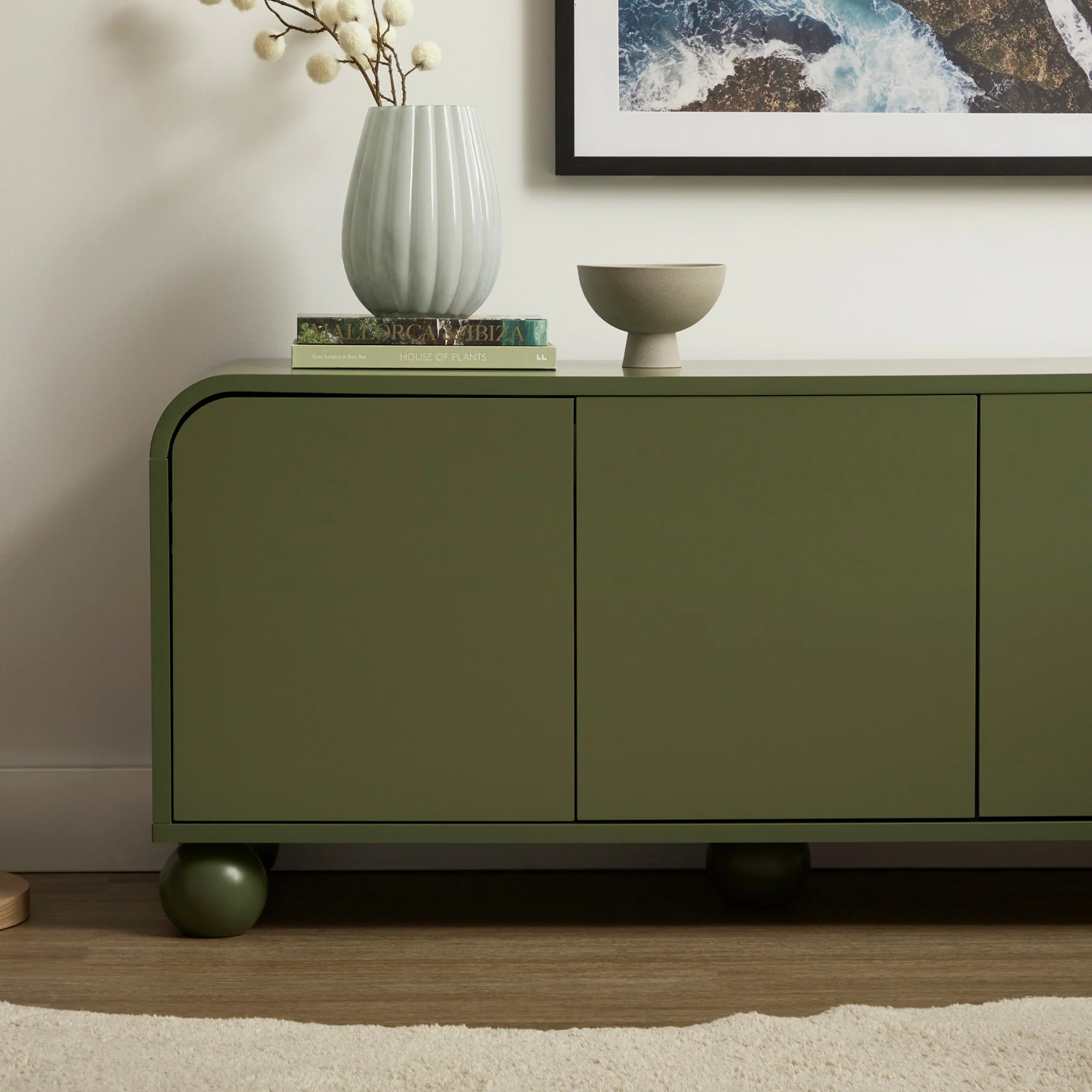 Baxter Entertainment Unit Green (120cm) - Image 11