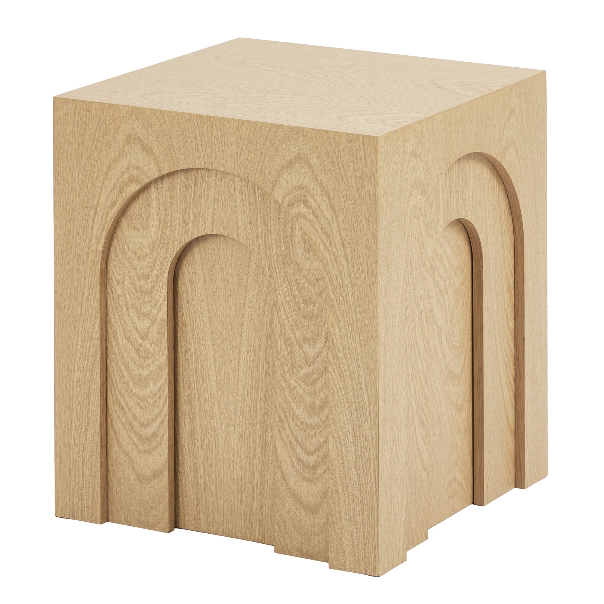 Belle Set of 3 Nested Side Tables Oak