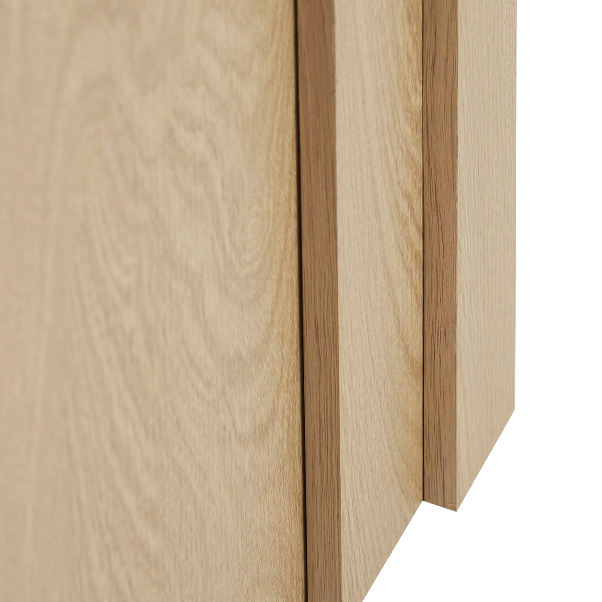 Belle Set of 3 Nested Side Tables Oak - Image 7