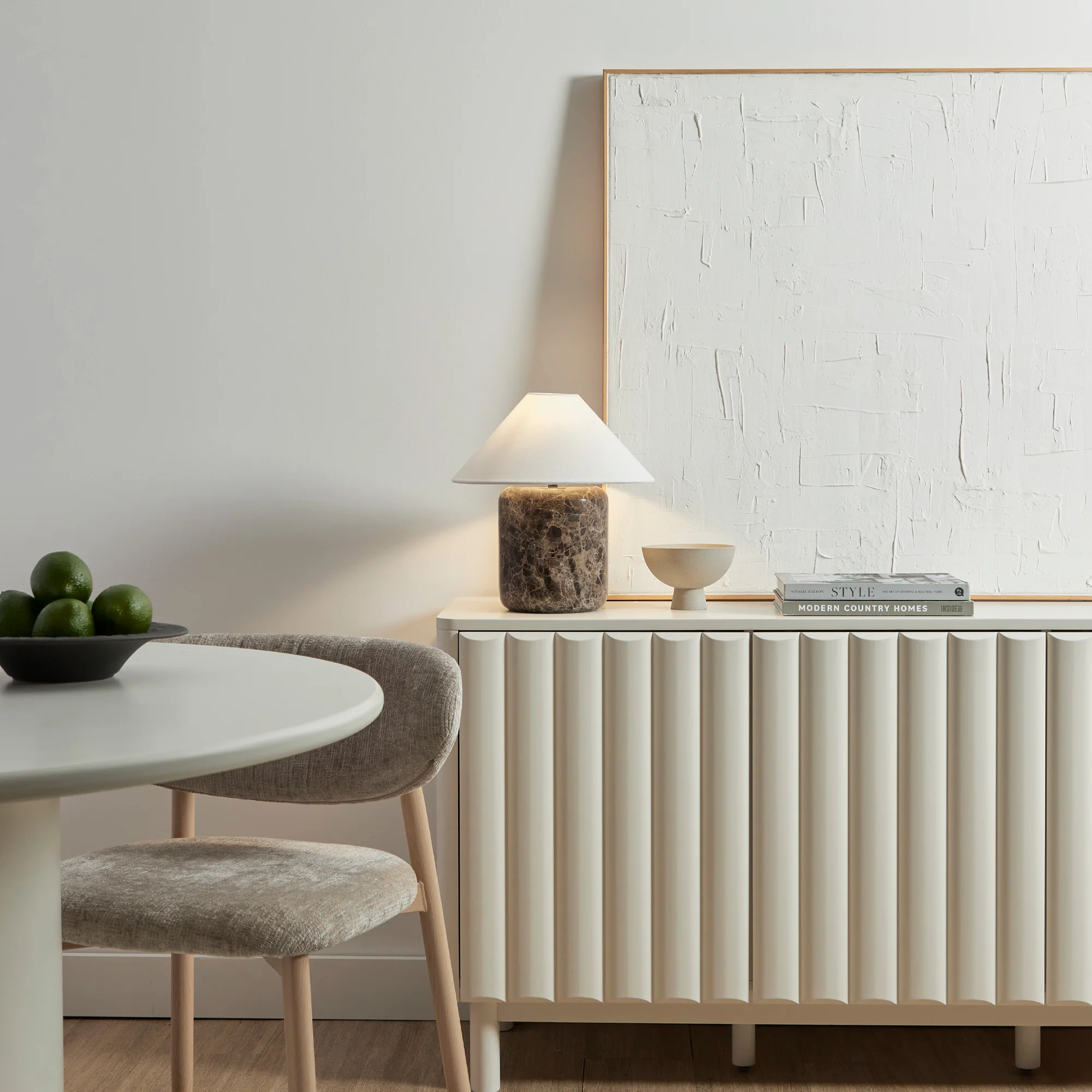 Blake Marble Table Lamp Cocoa - Image 6