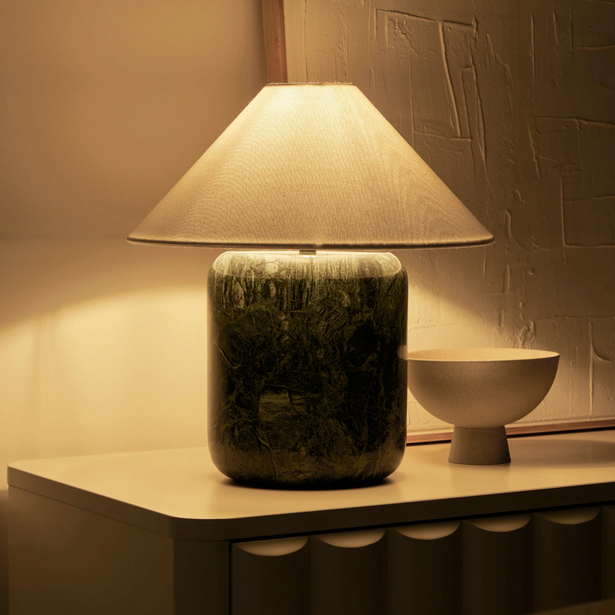 Blake Marble Table Lamp Emerald - Image 4