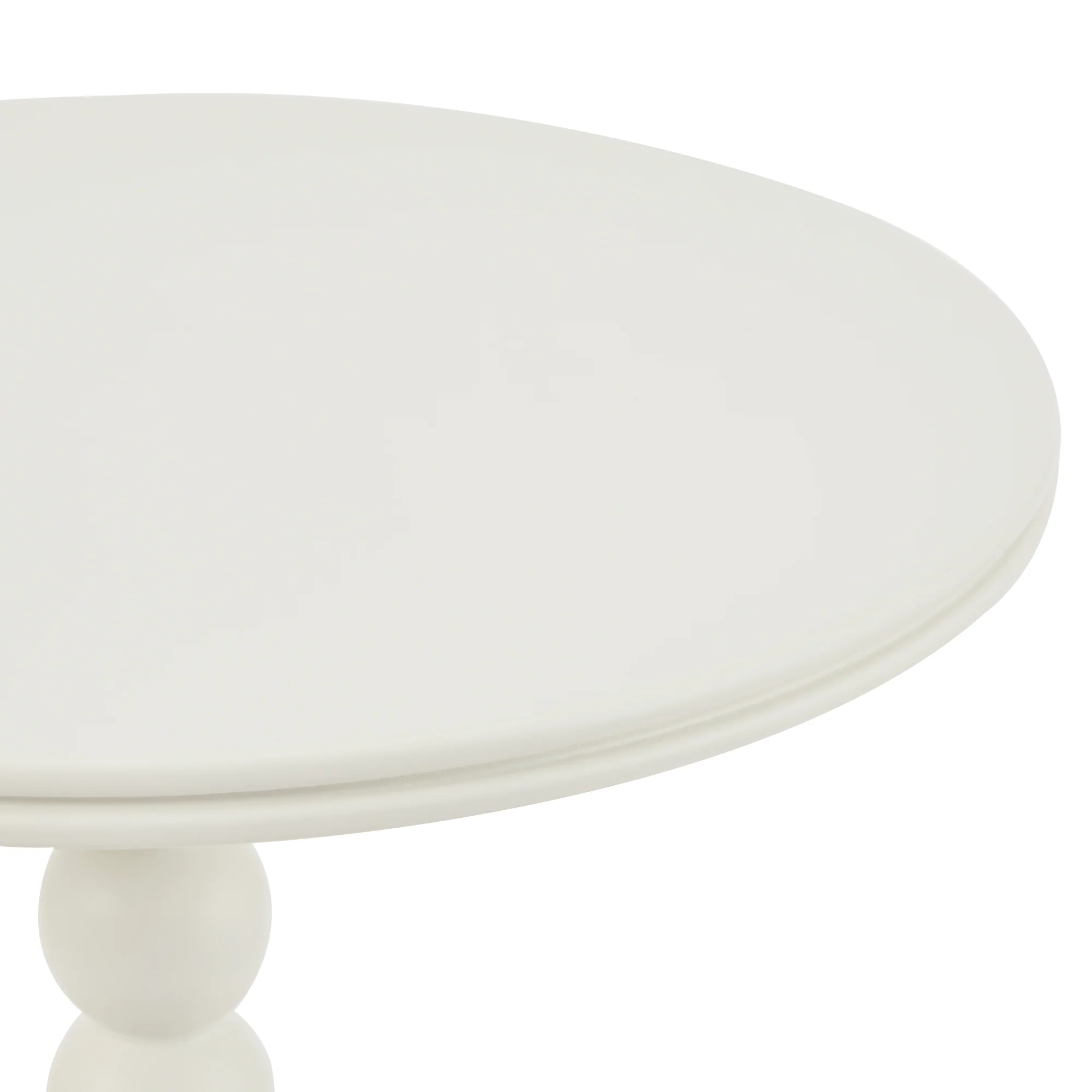 Bobbin 45cm Side Table Cream - Image 13