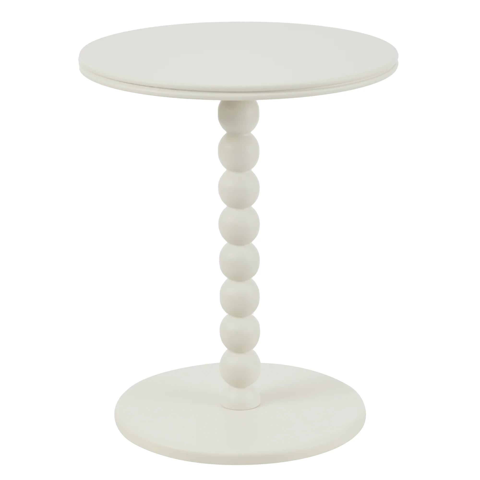 Bobbin 45cm Side Table Cream - Image 2