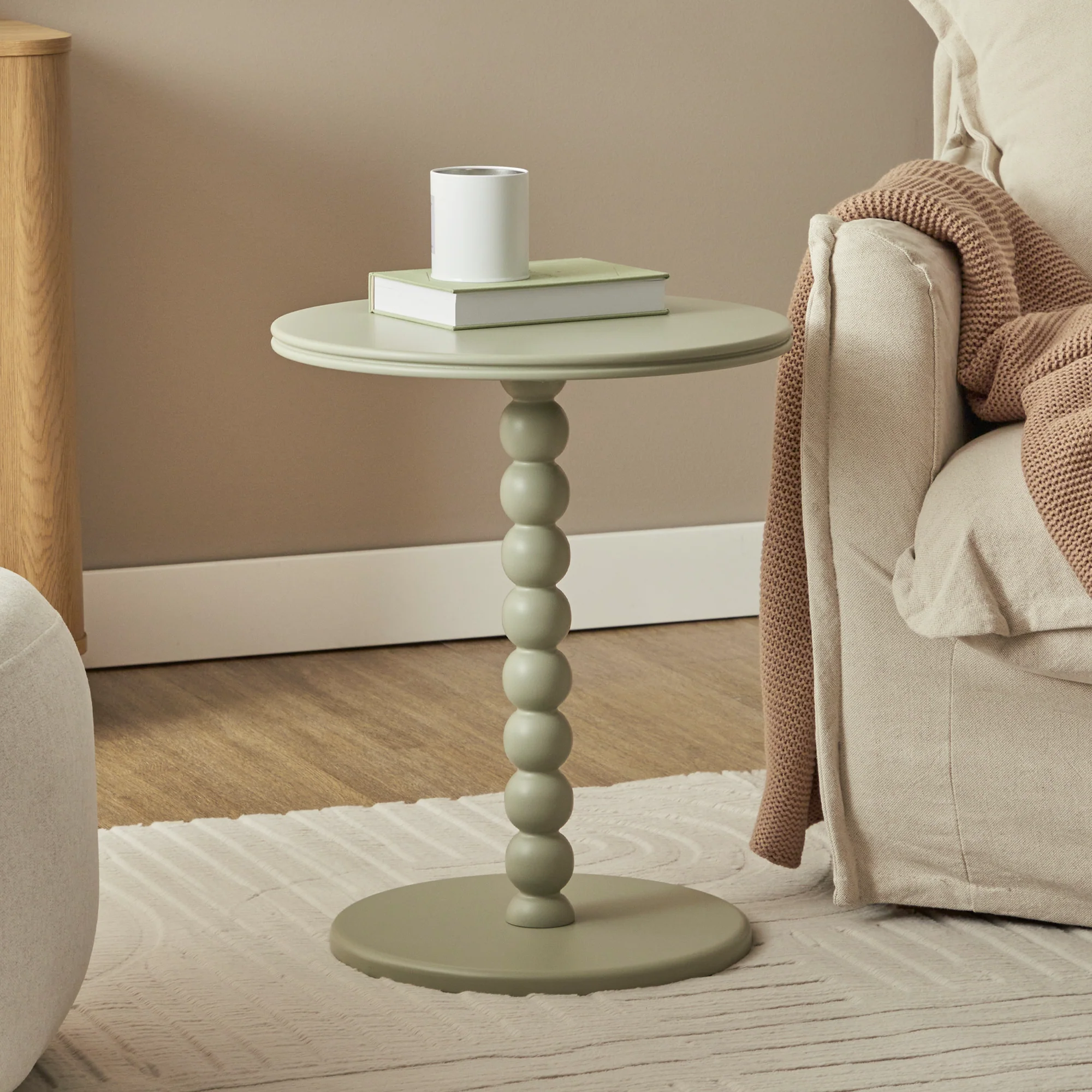 Bobbin 45cm Side Table Sage Green