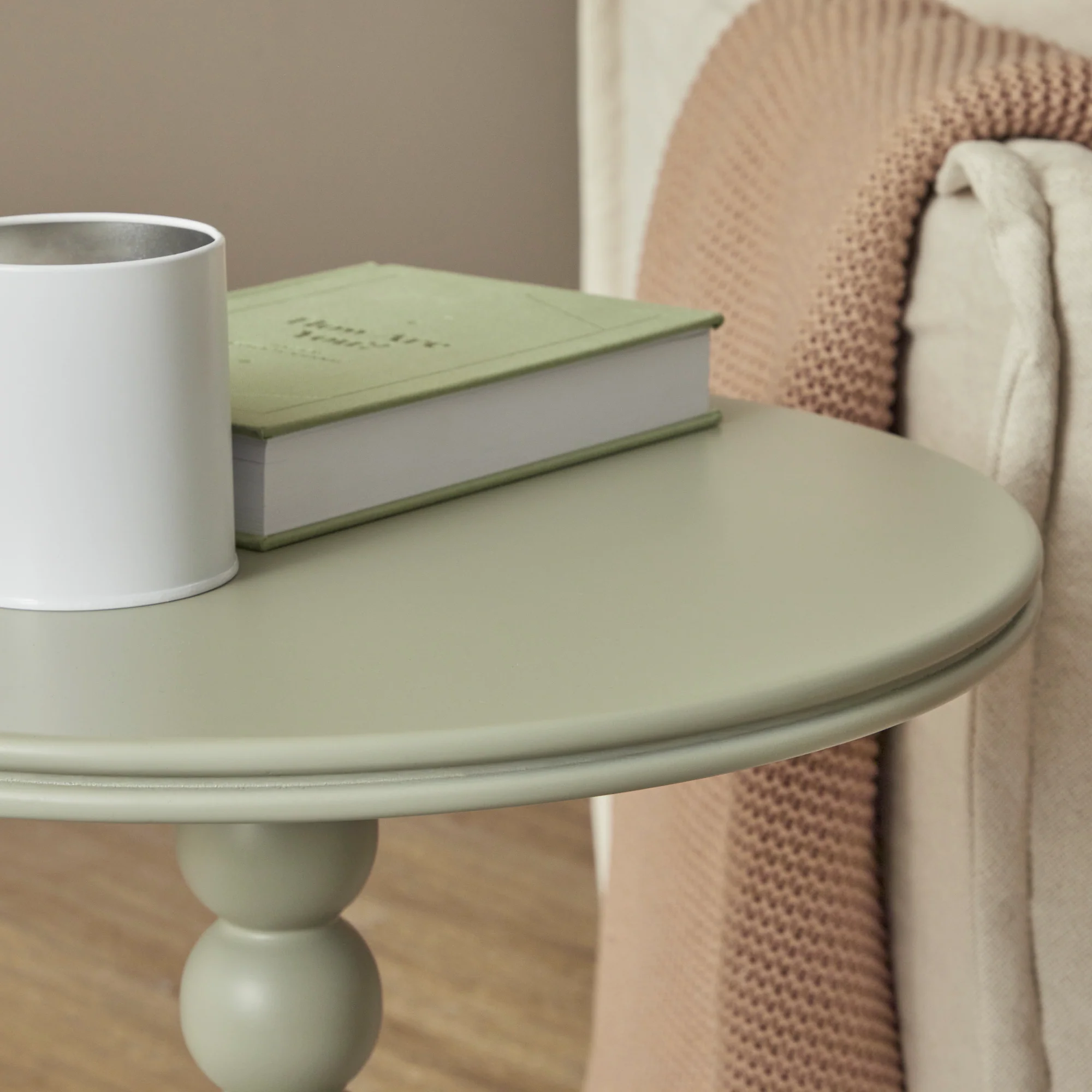 Bobbin 45cm Side Table Sage Green - Image 8