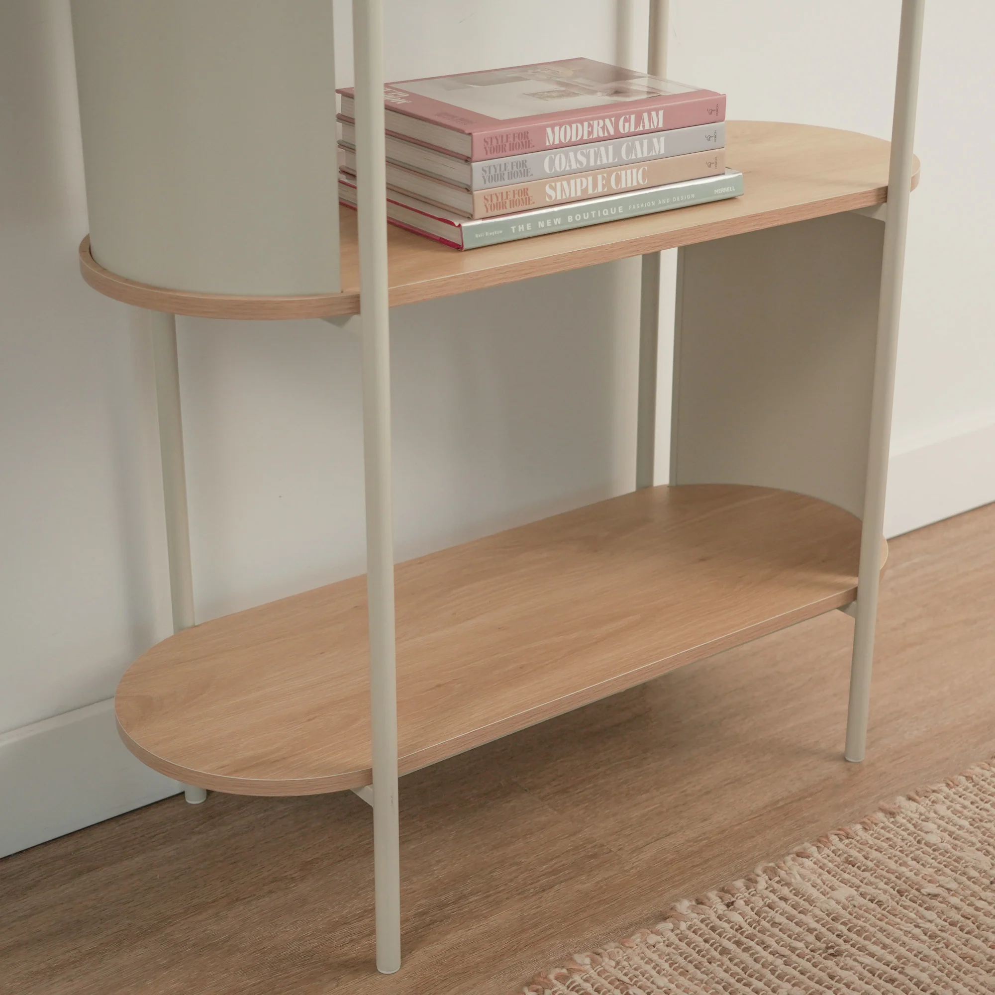 Boston Bookcase Cream - Image 8