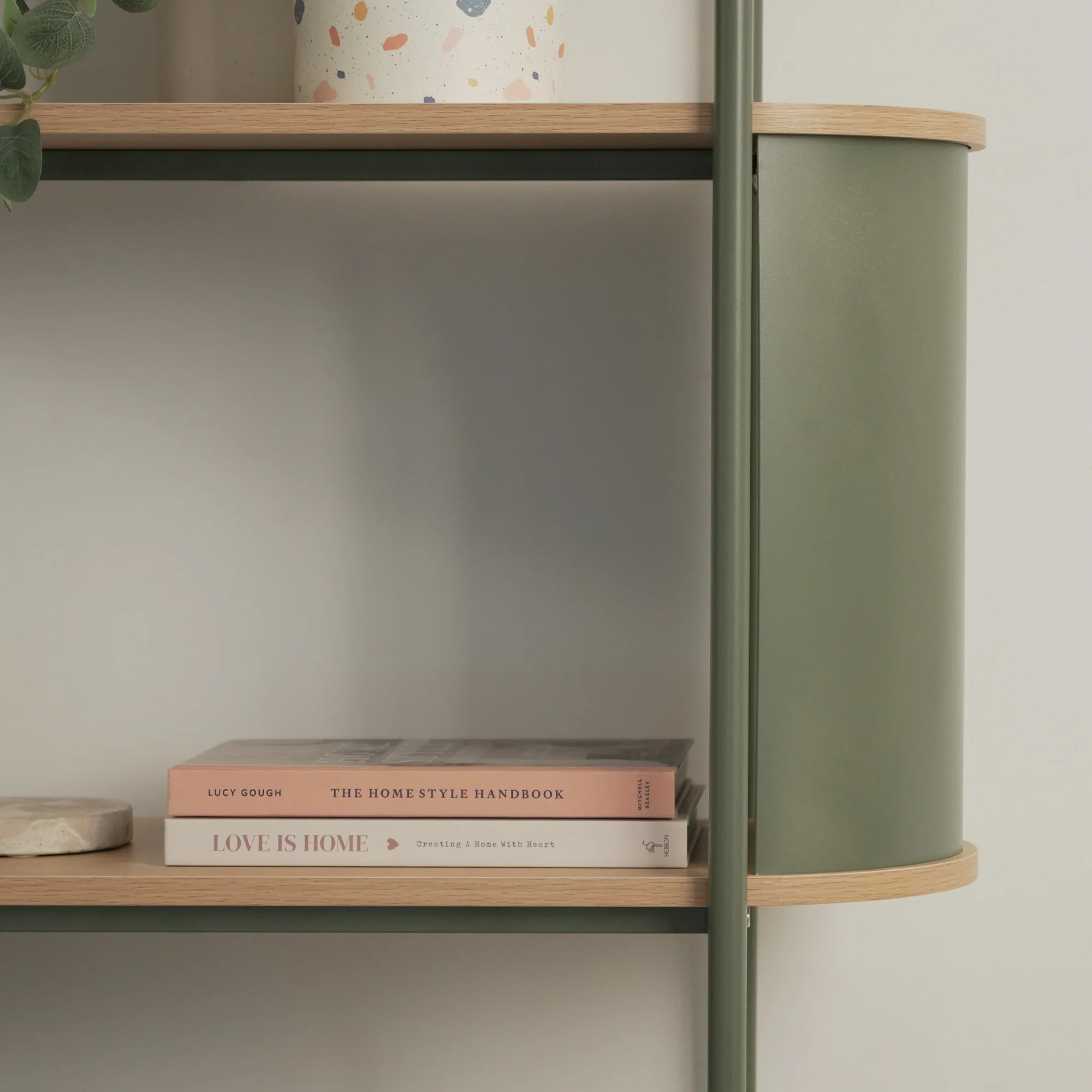 Boston Bookcase Green - Image 7