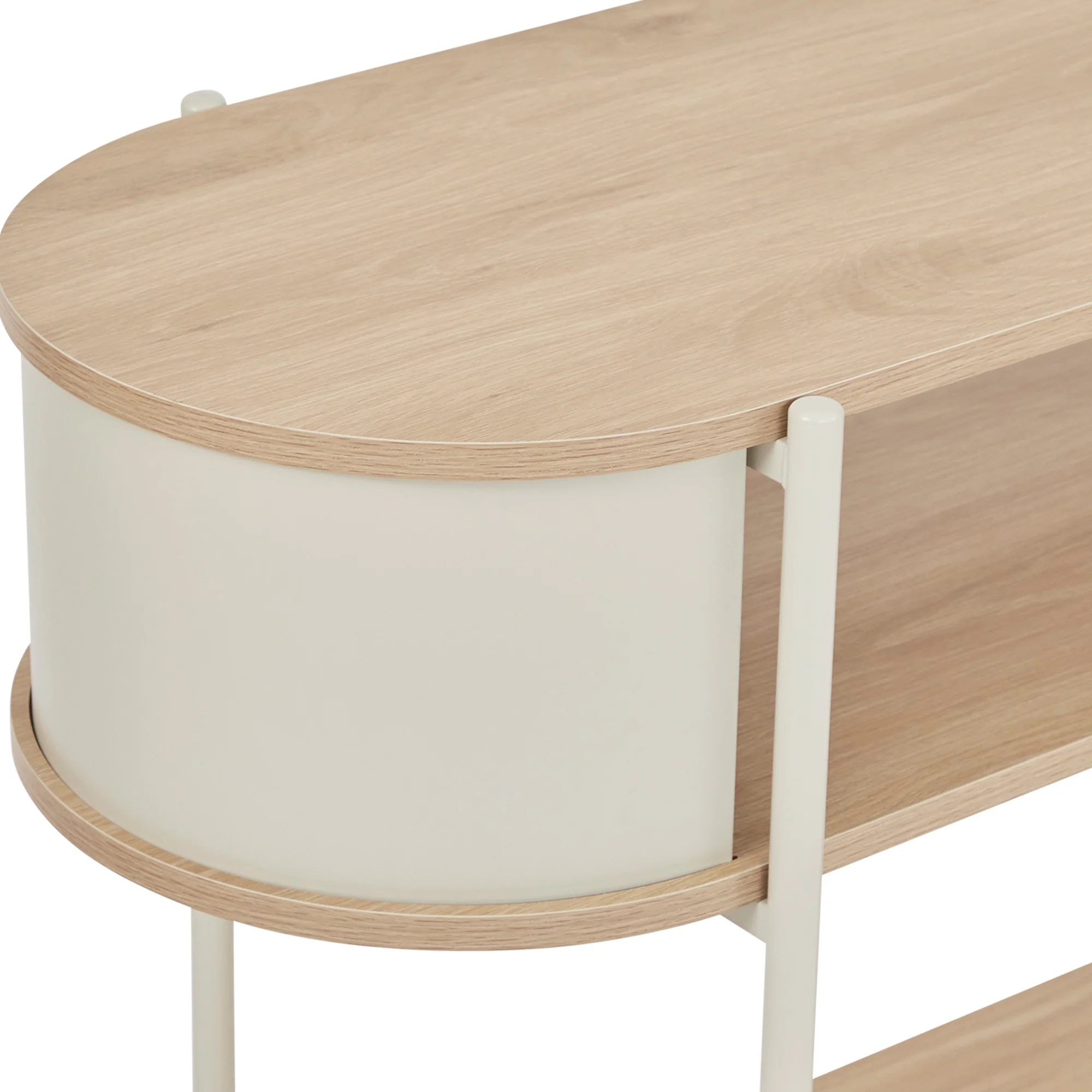 Boston Console Table Cream (110cm) - Image 8