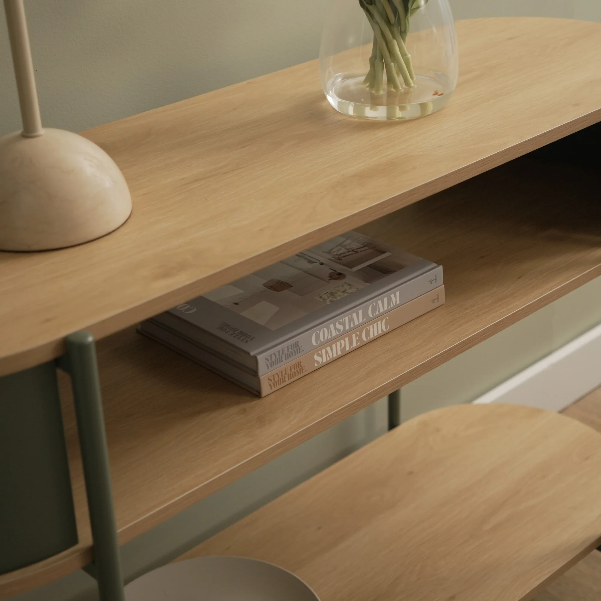 Boston Console Table Green (110cm) - Image 4