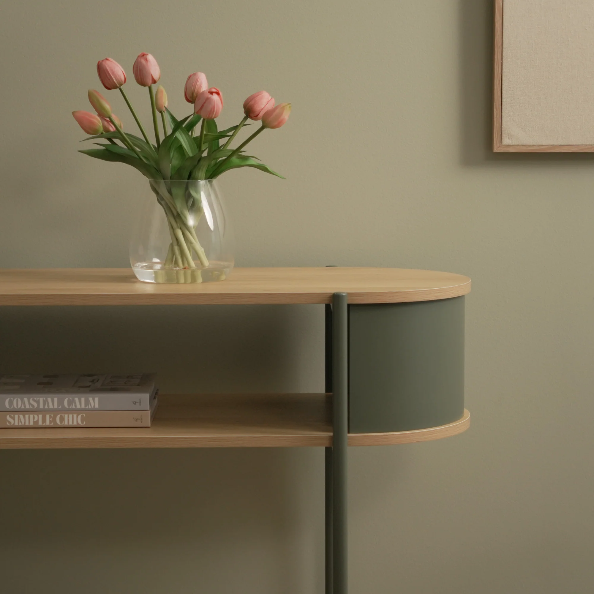 Boston Console Table Green (110cm) - Image 6