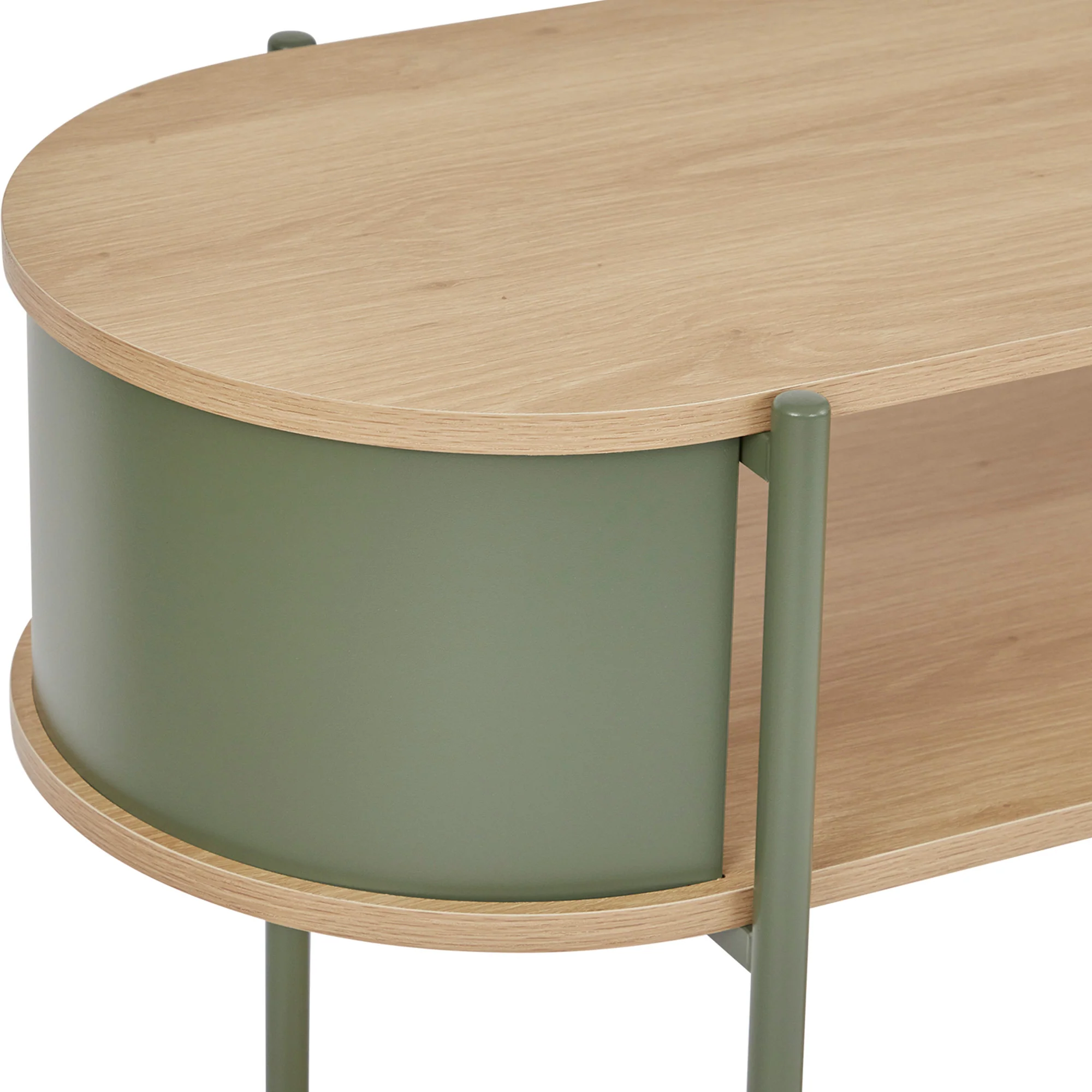 Boston Console Table Green (110cm) - Image 8