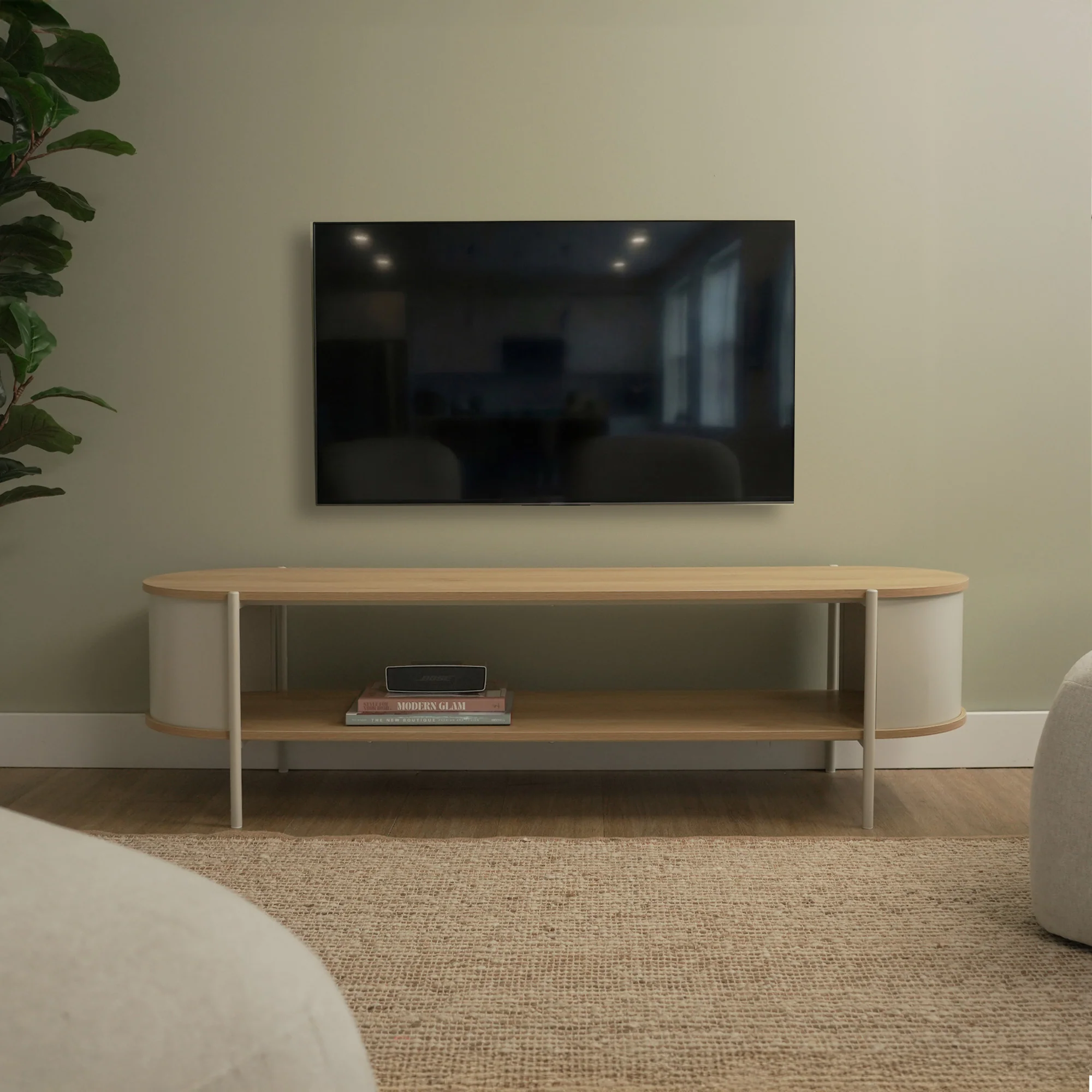Boston Entertainment Unit Cream (150cm) - Image 5