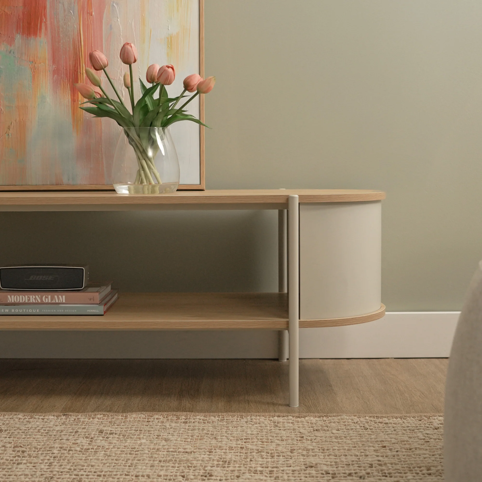 Boston Entertainment Unit Cream (150cm) - Image 6