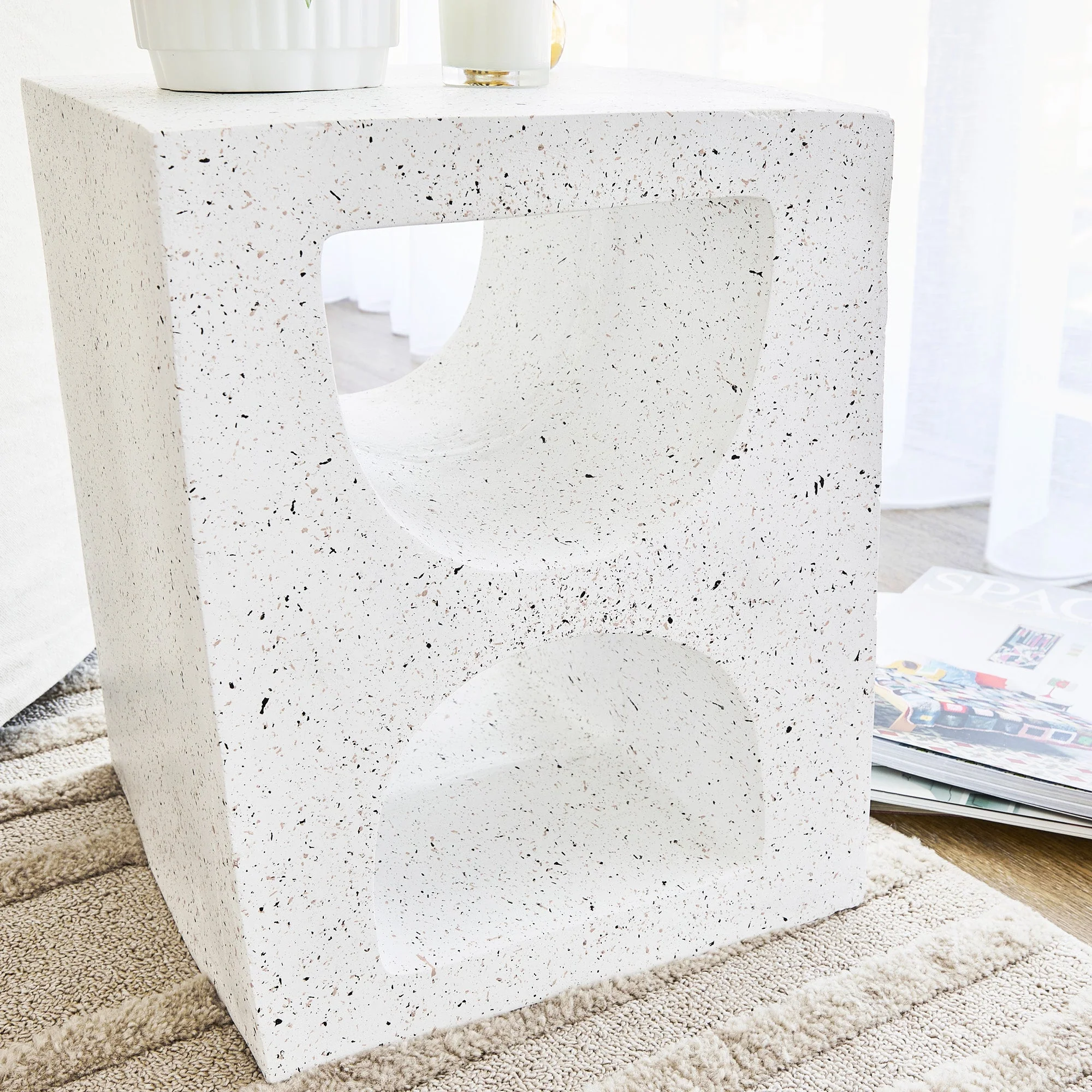 Brasilia MgO Side Table White - Image 8