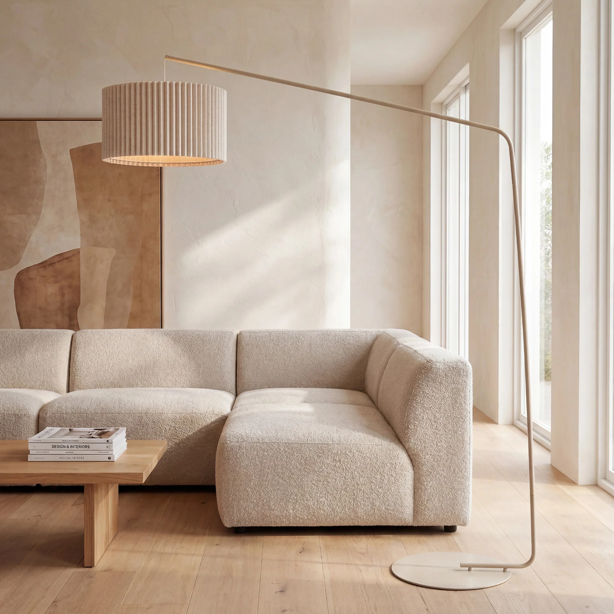 Brooklyn Floor Lamp Oat - Image 2