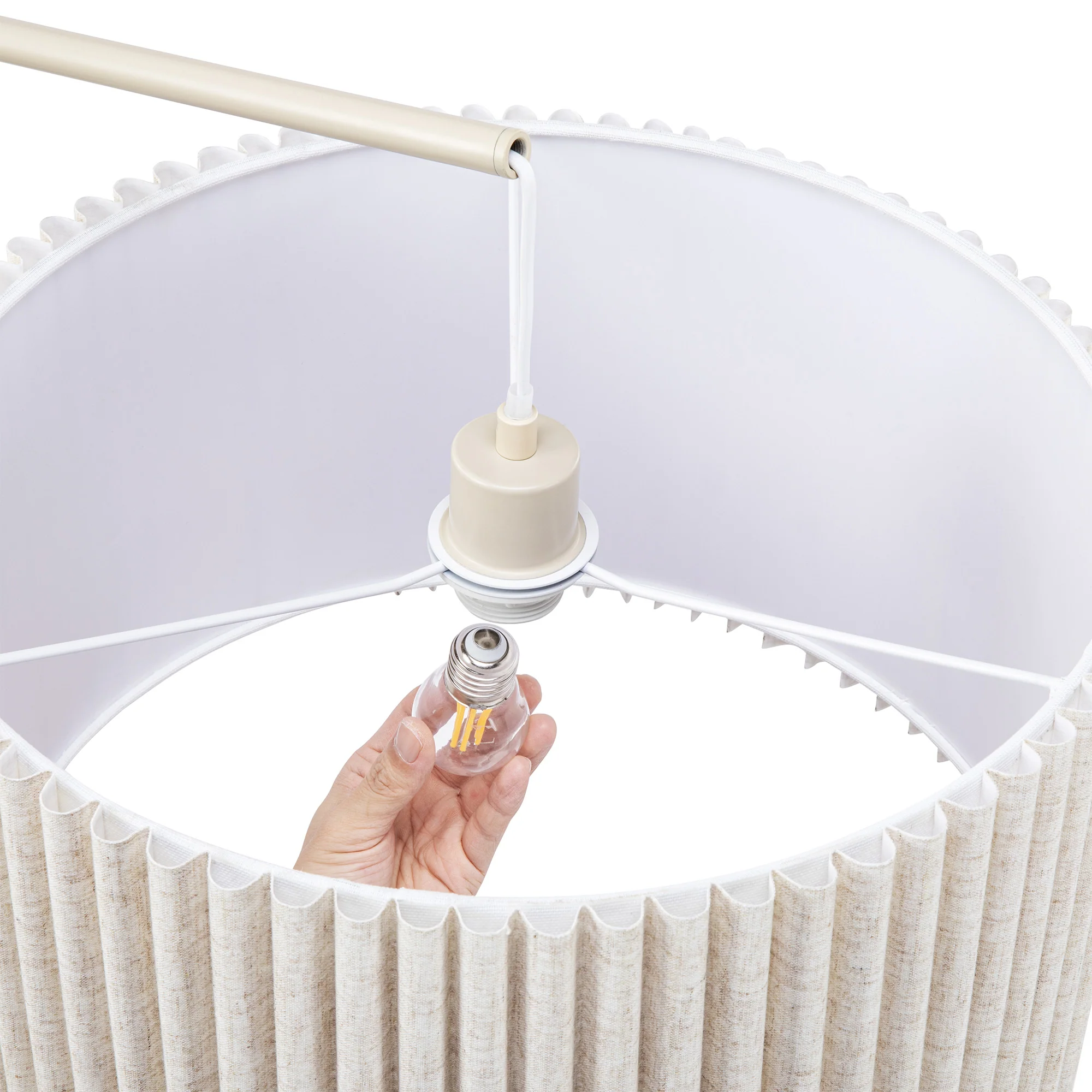 Brooklyn Floor Lamp Oat - Image 5