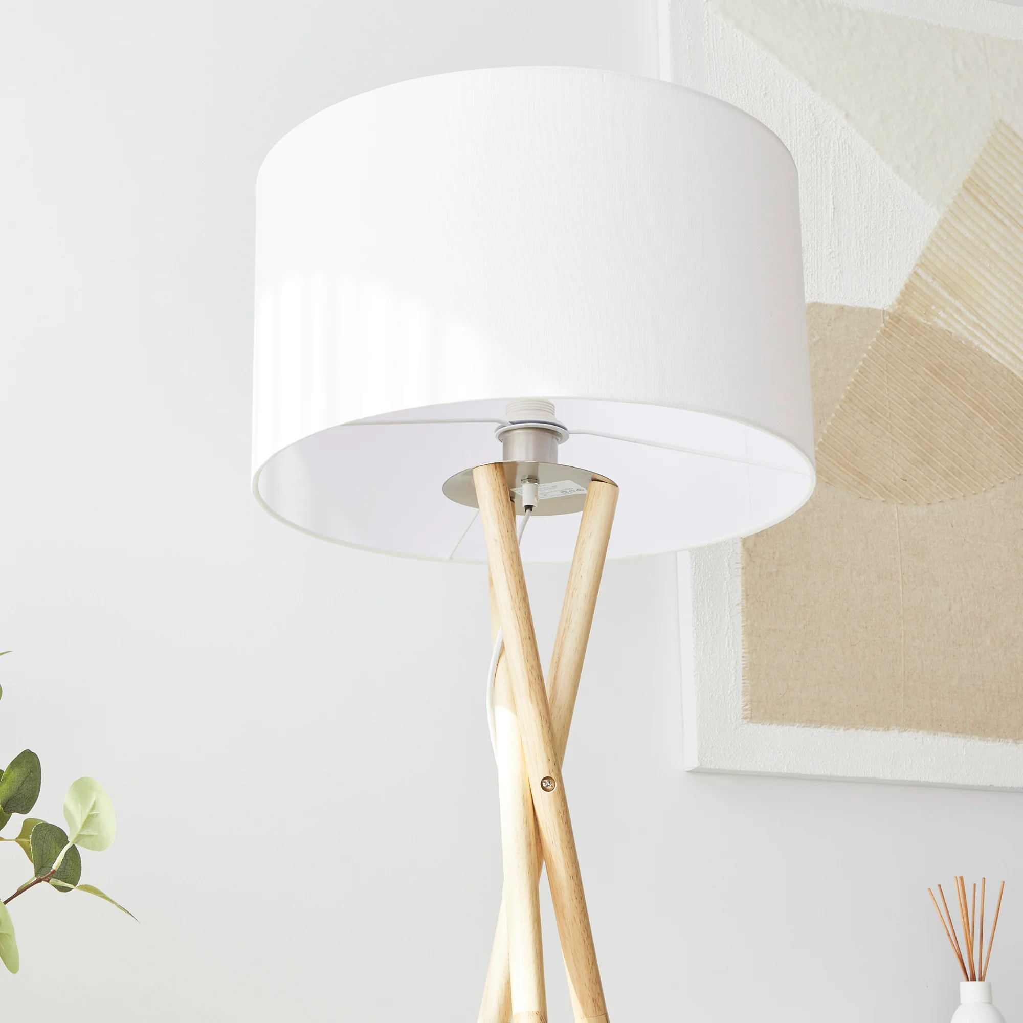 Byron Tripod Floor Lamp Natural - Image 10