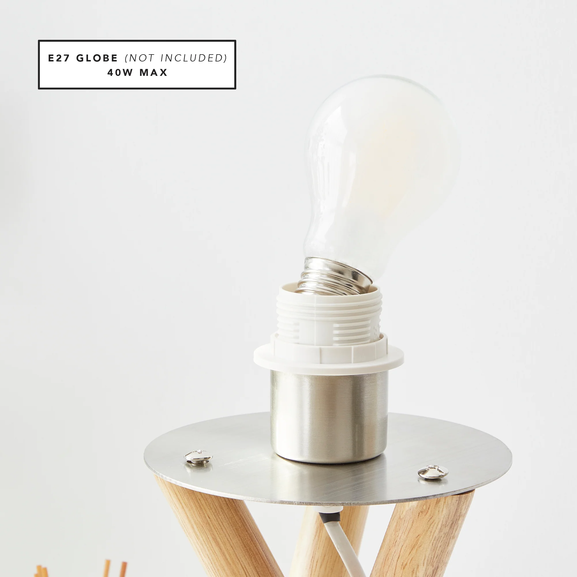 Byron Tripod Table Lamp Natural - Image 8