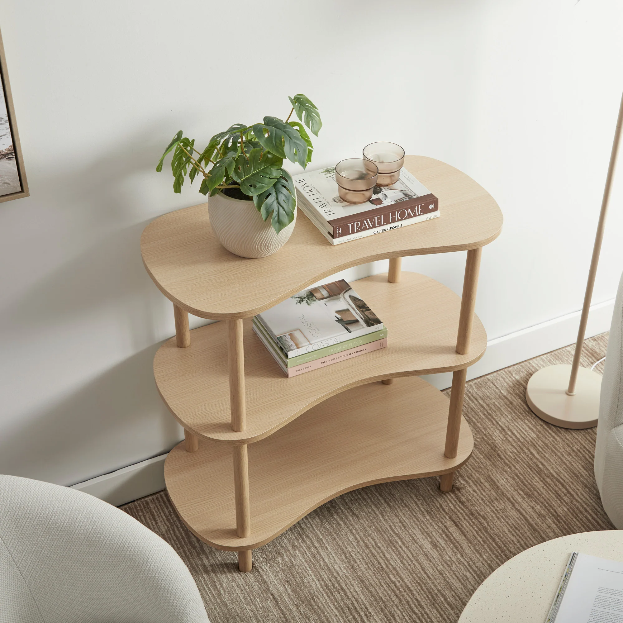 Cairo Organic 3-tier Shelving - Image 5