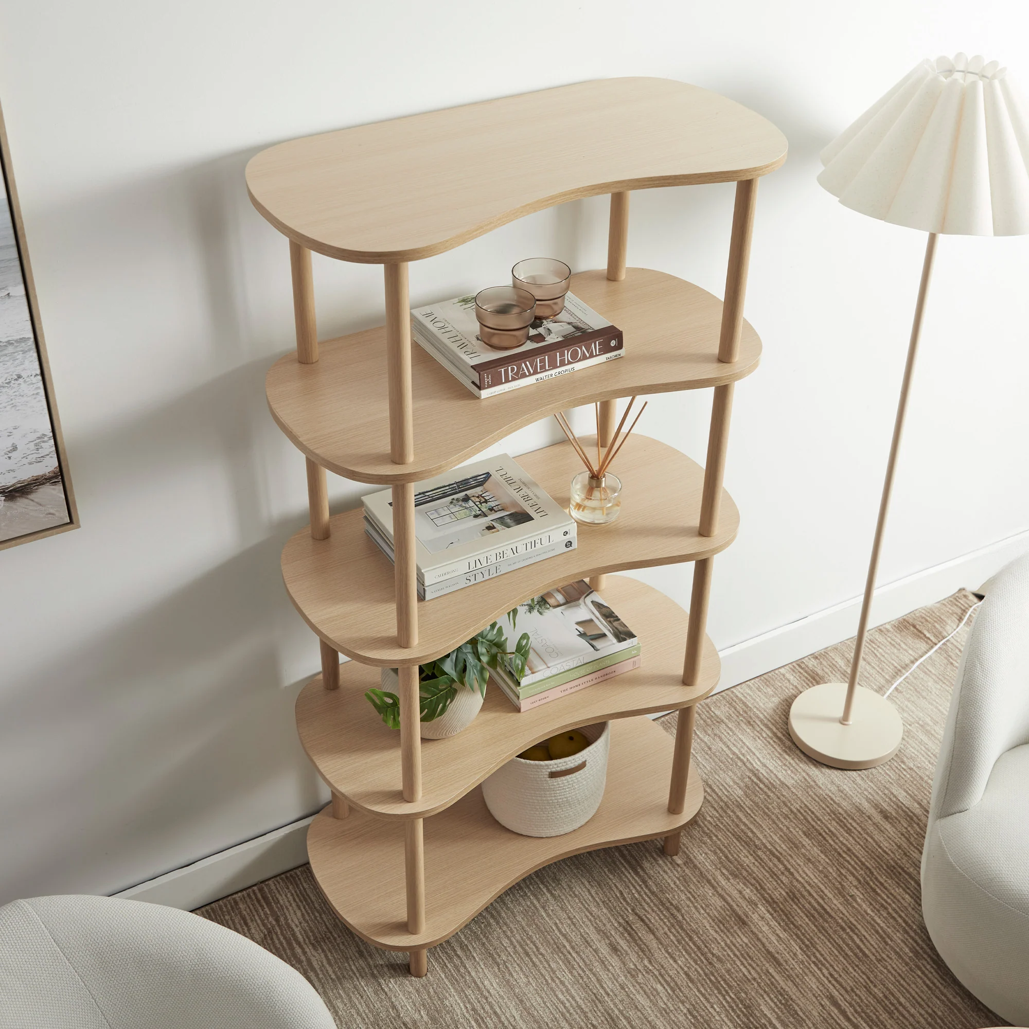 Cairo Organic 5-tier Shelving - Image 5