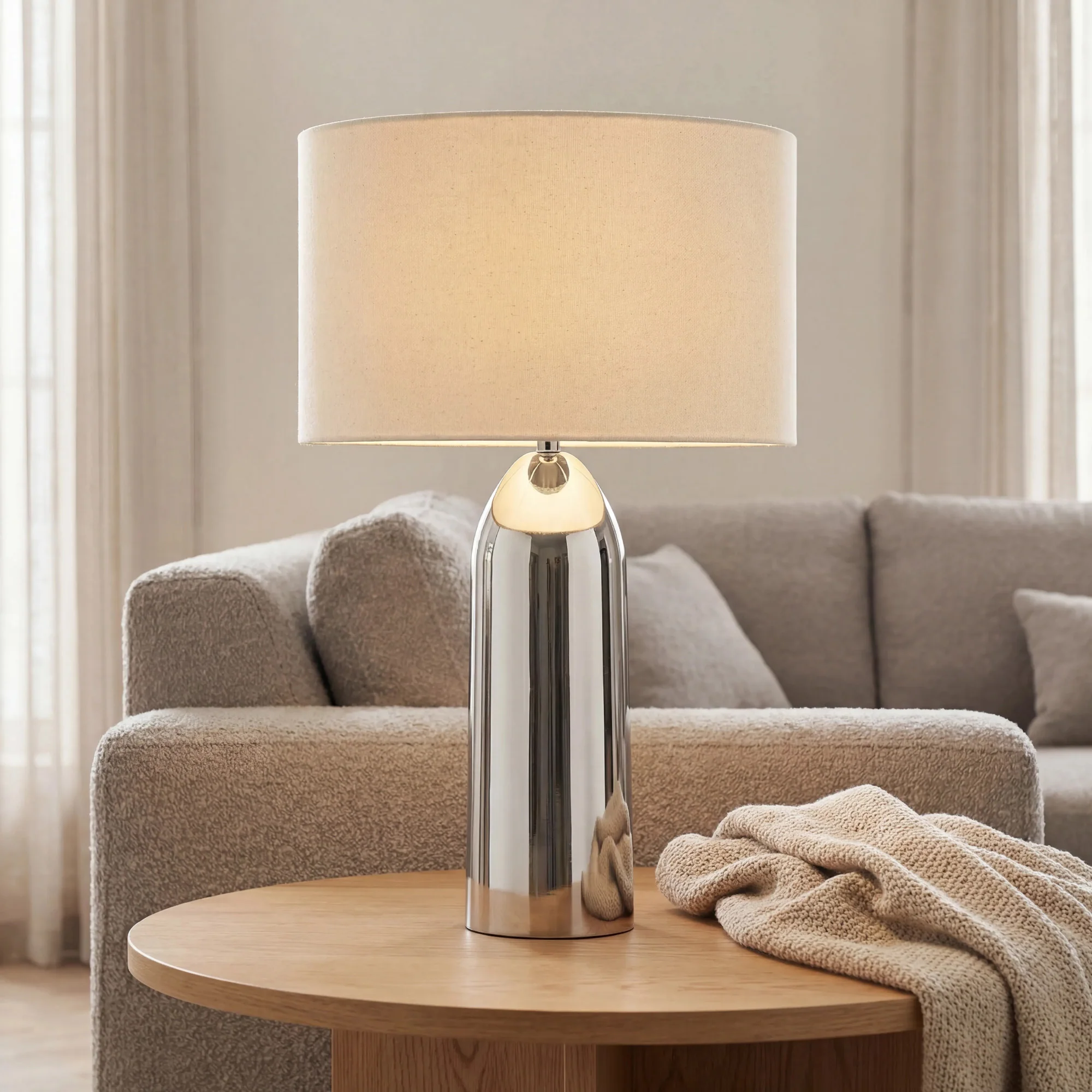 Callisto Table Lamp Chrome - Image 2