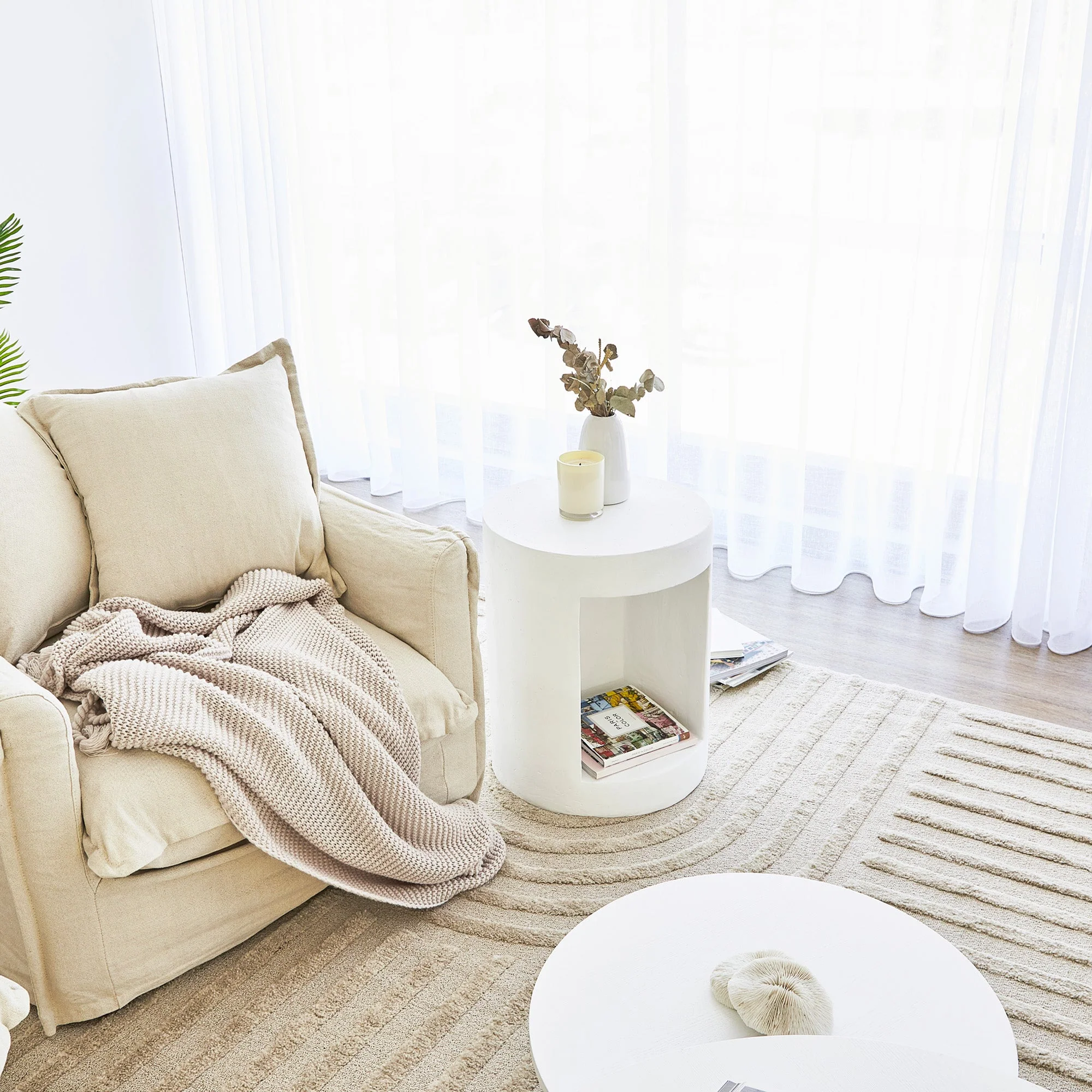 Castello MgO Side Table White - Image 5